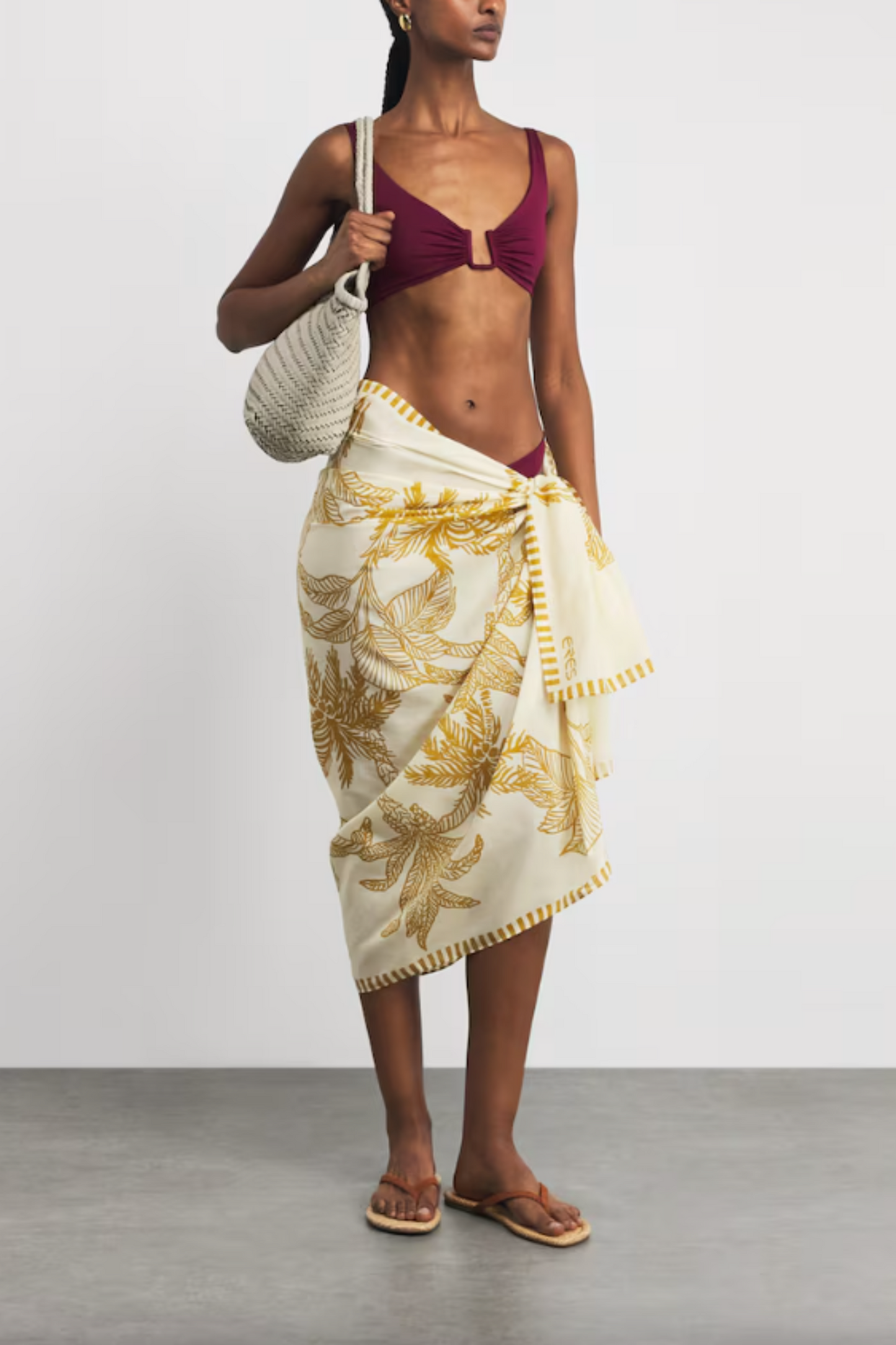 Cotton-Silk Printed Sarong