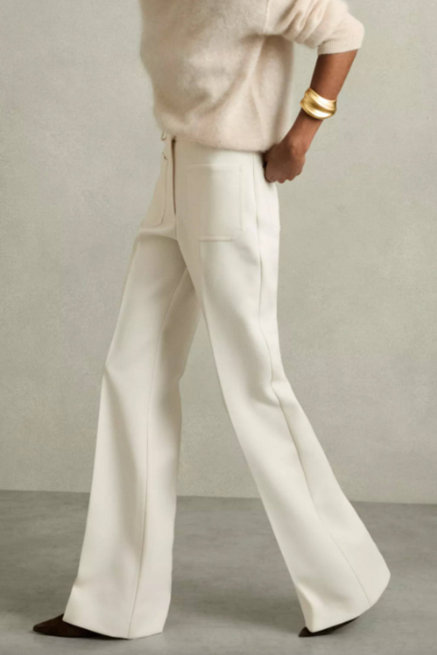 Petite Priya Flared Trousers