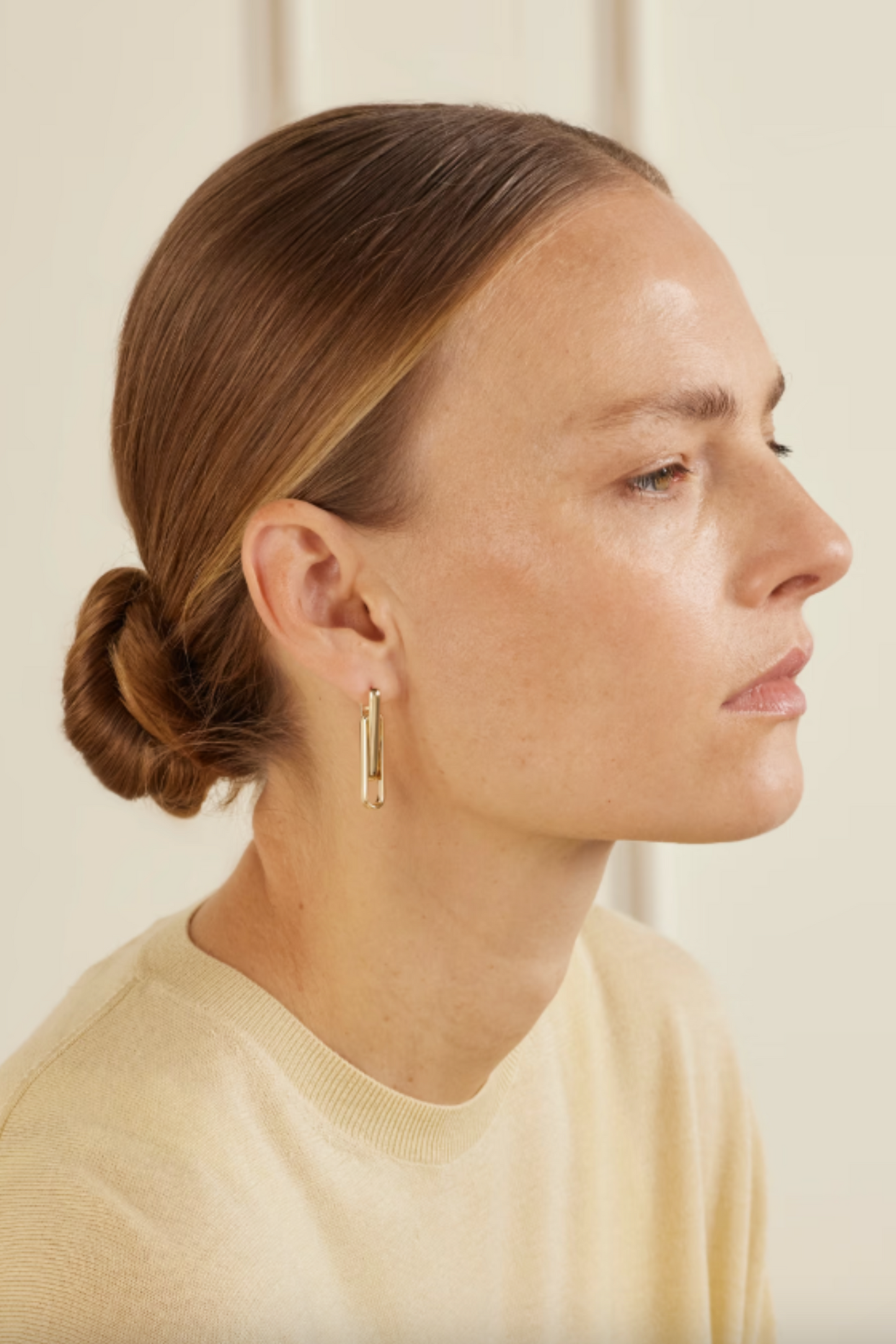 Stirrup 14-Karat Gold Earrings
