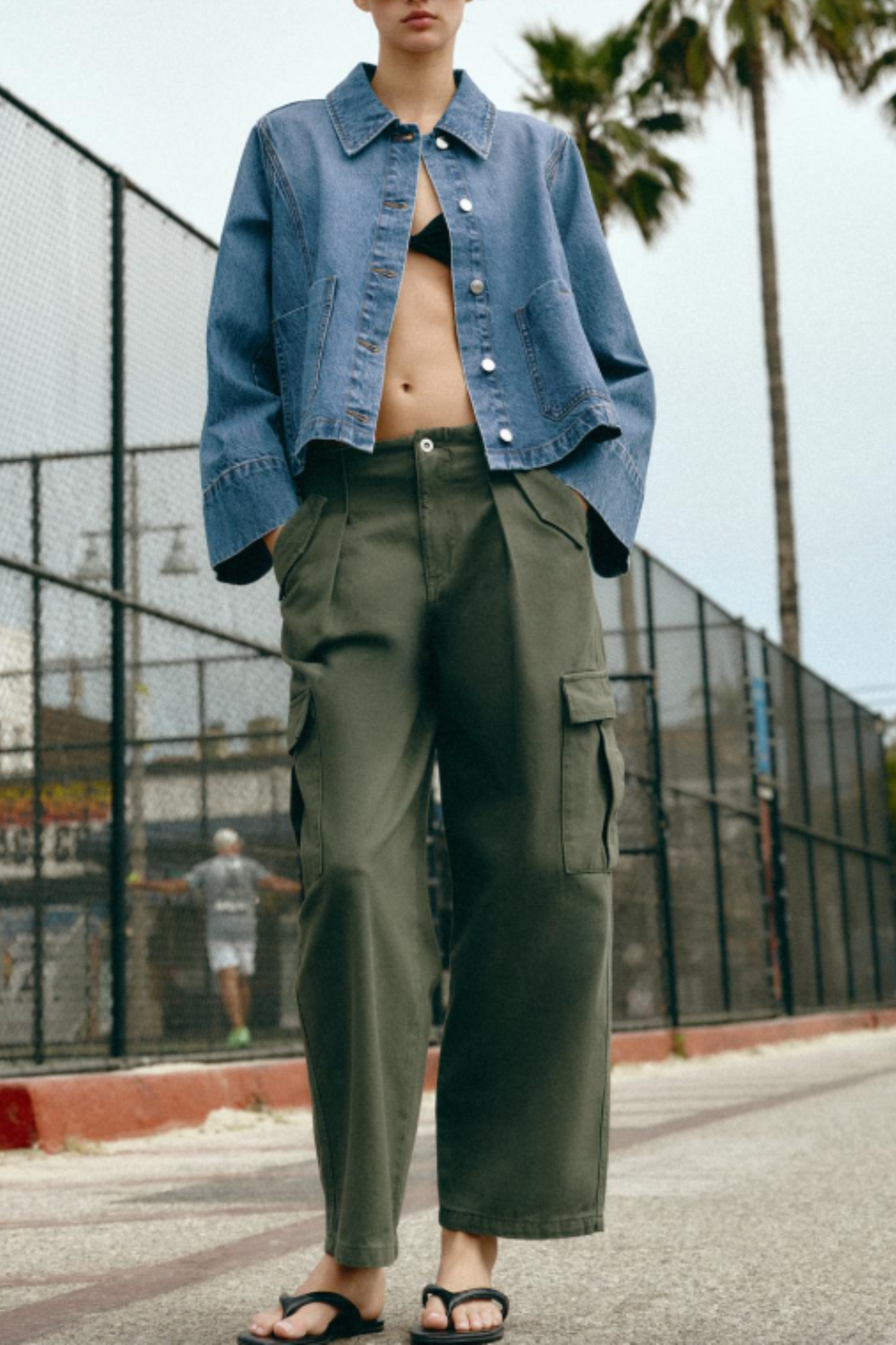 Cropped Denim Jacket