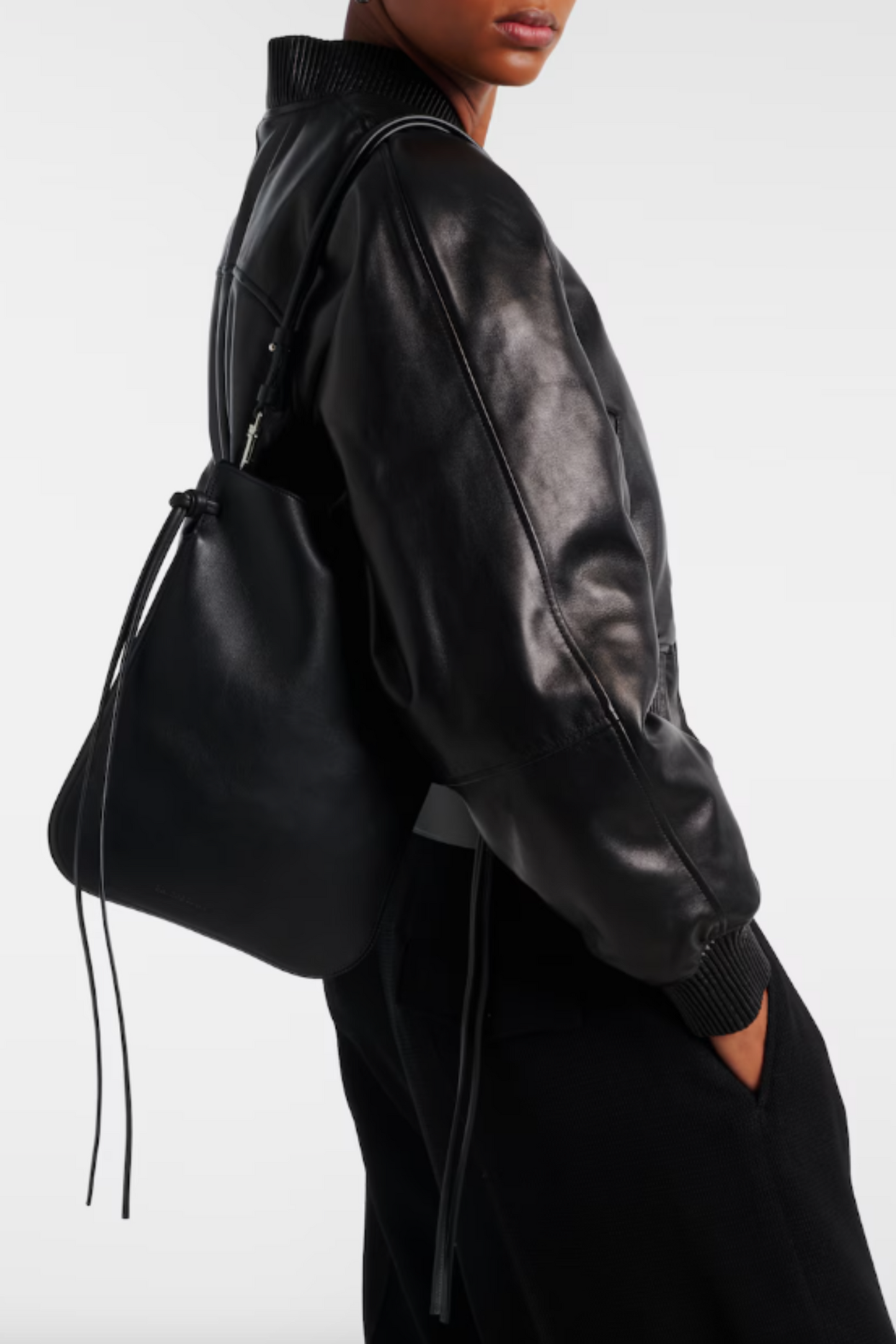 Gig Pouch Leather Shoulder Bag
