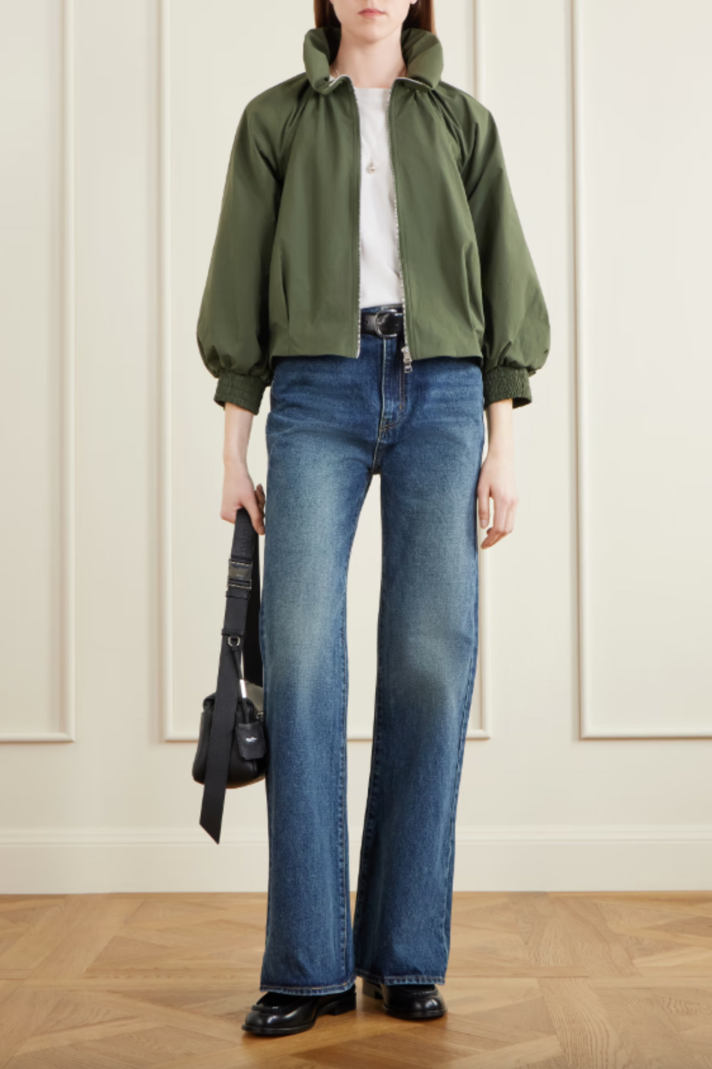 Circe Faille Bomber Jacket