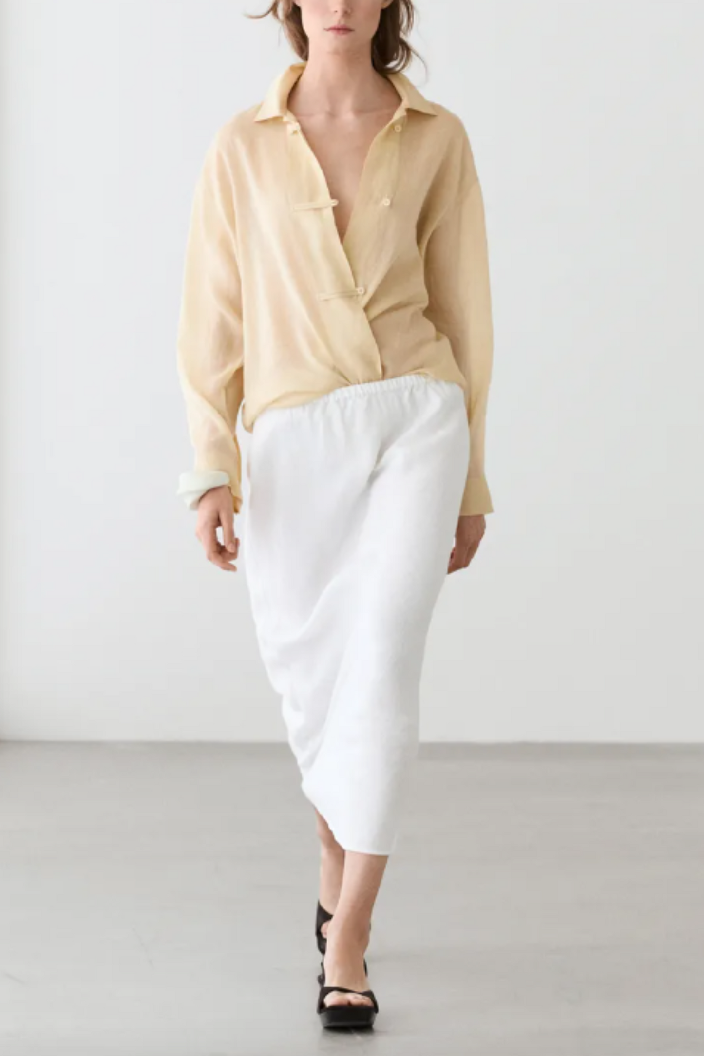 Flowing Total Look Ramie Shirt