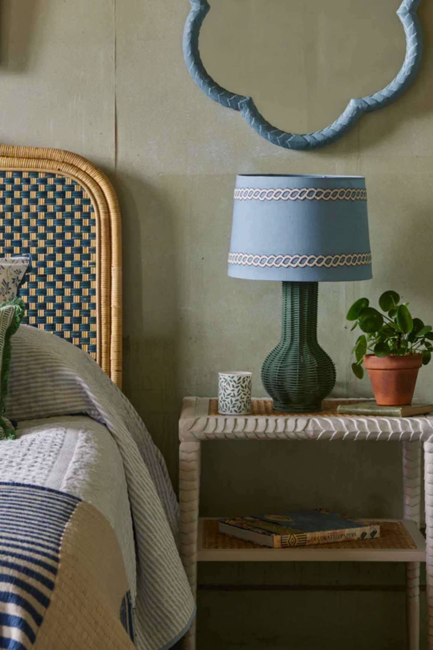 Surahi Rattan Table Lamp