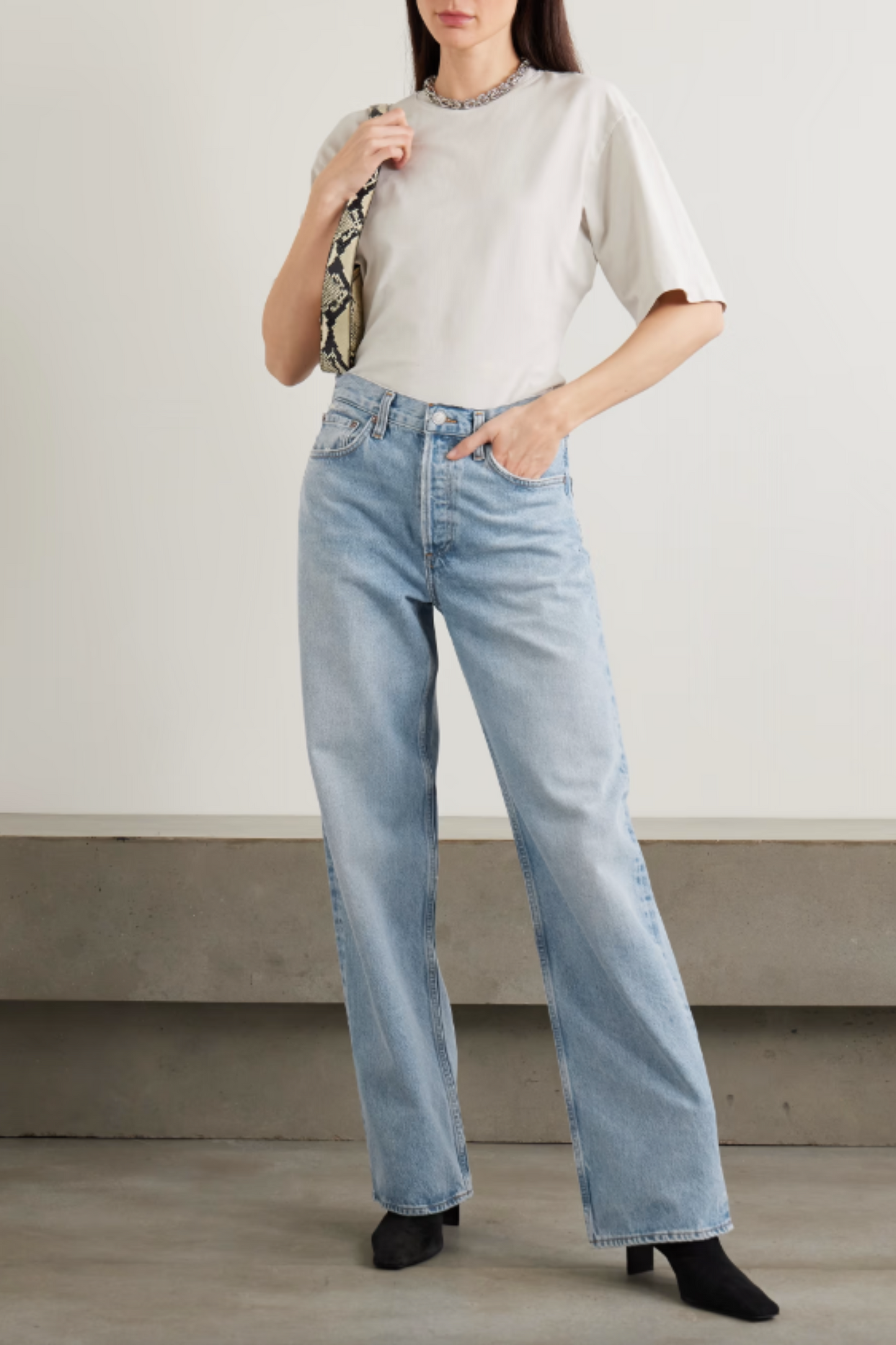 Arc Mid-Rise Wide-Leg Jeans