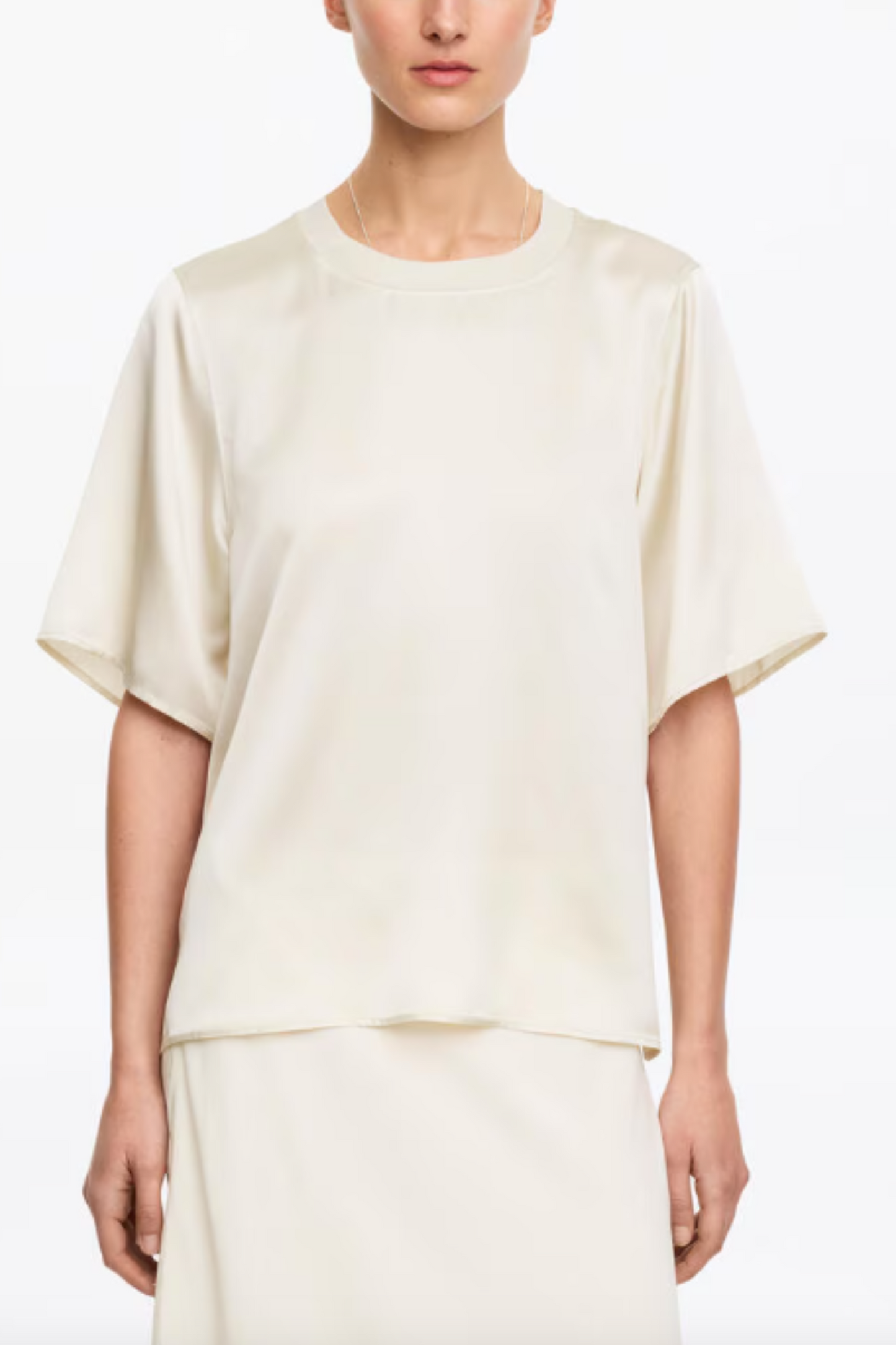 Silk Satin T-Shirt
