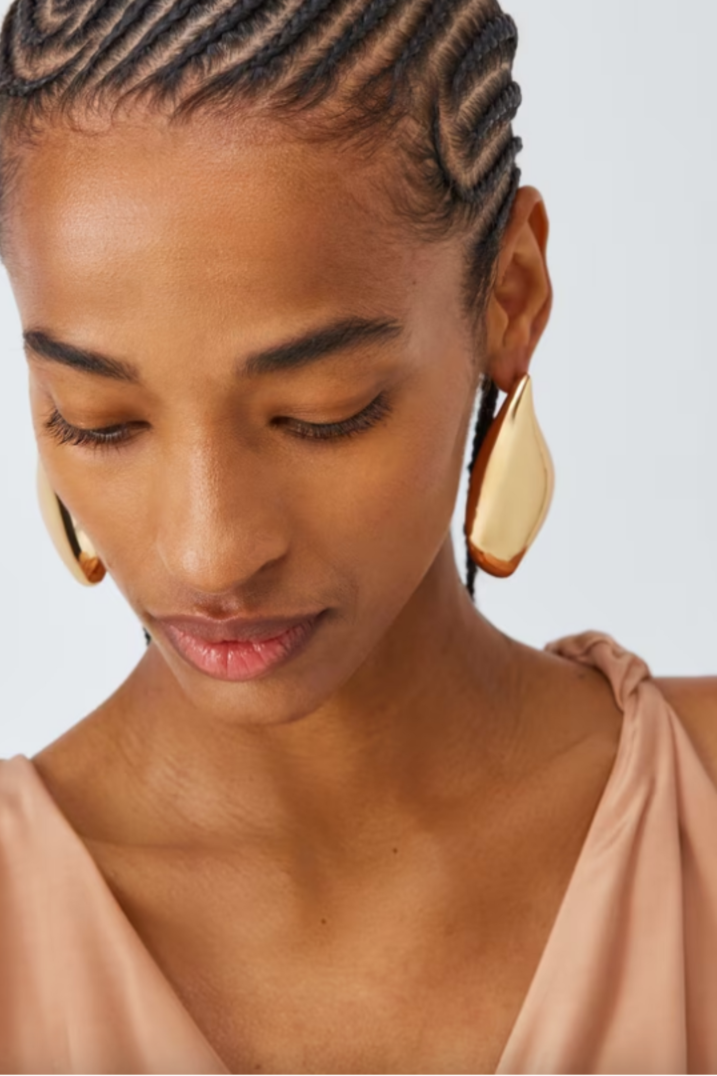 Abstract Curved Statement Earrings