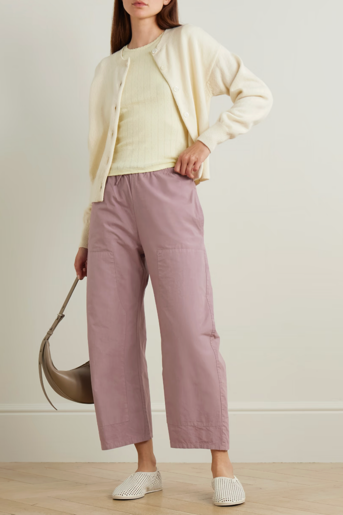 Kyoto Cotton Wide-leg Pants