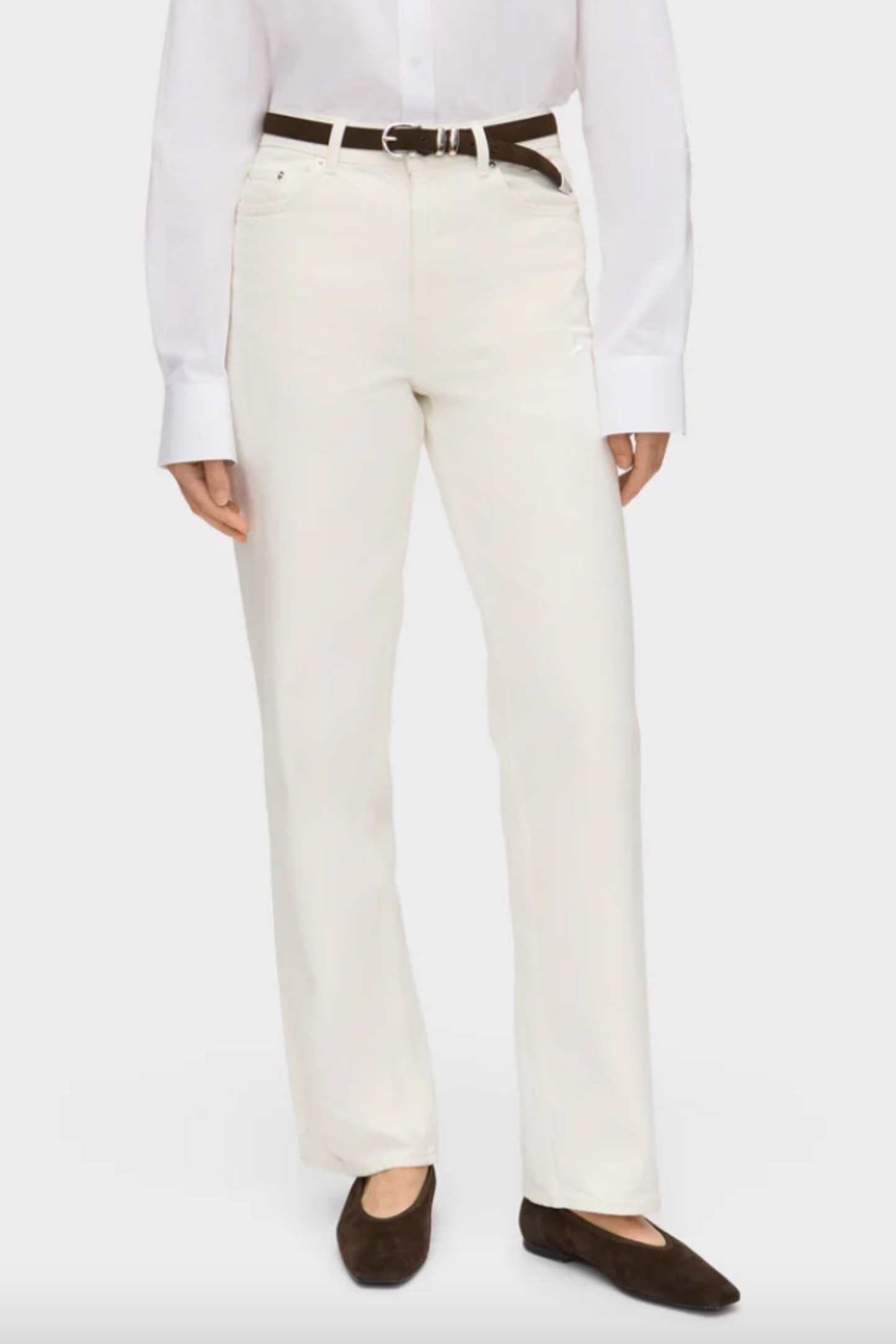High-rise Straight-leg Jeans