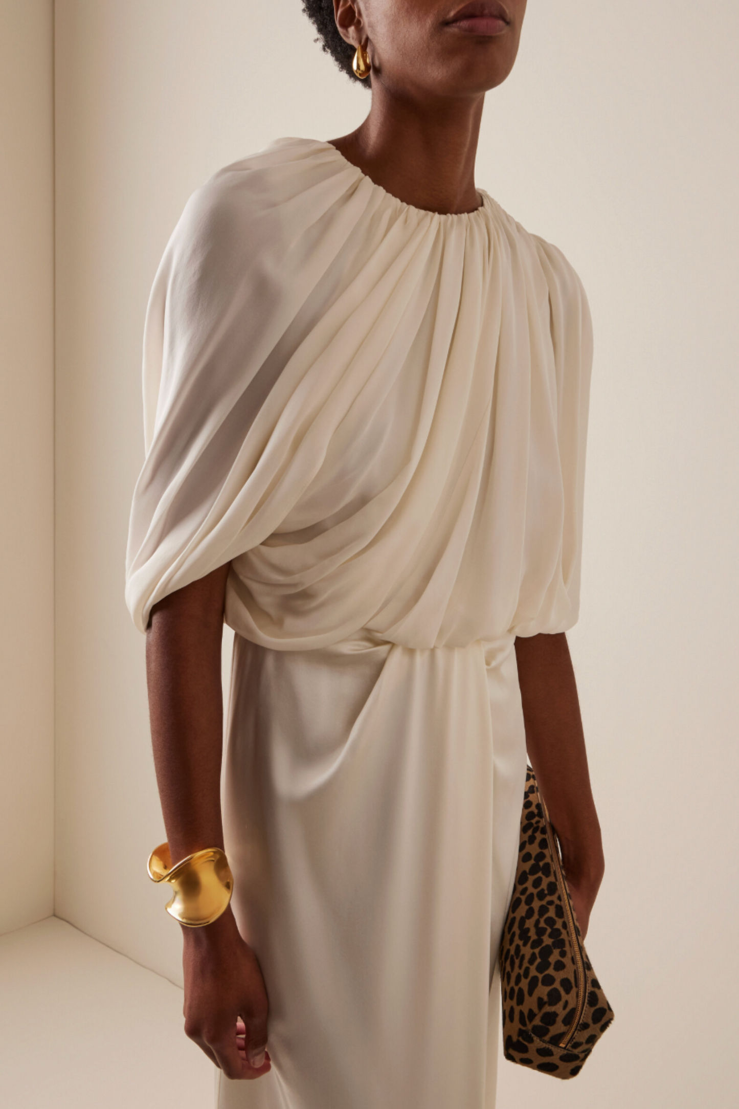 Marie Draped-silk Top