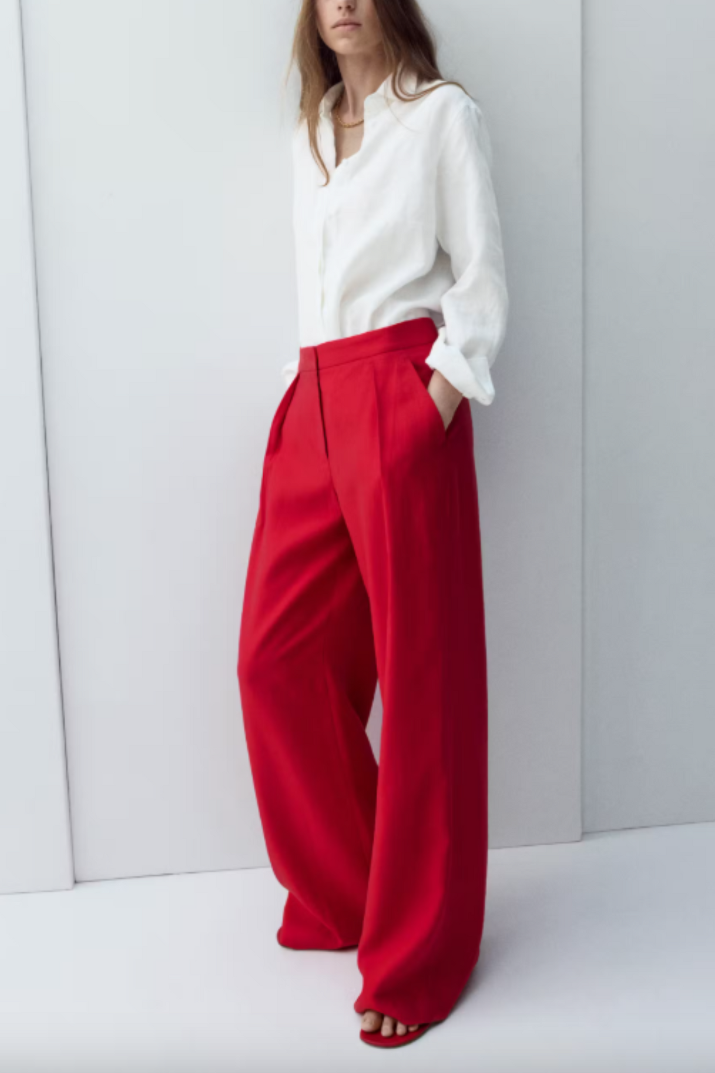 Straight Linen Shirt