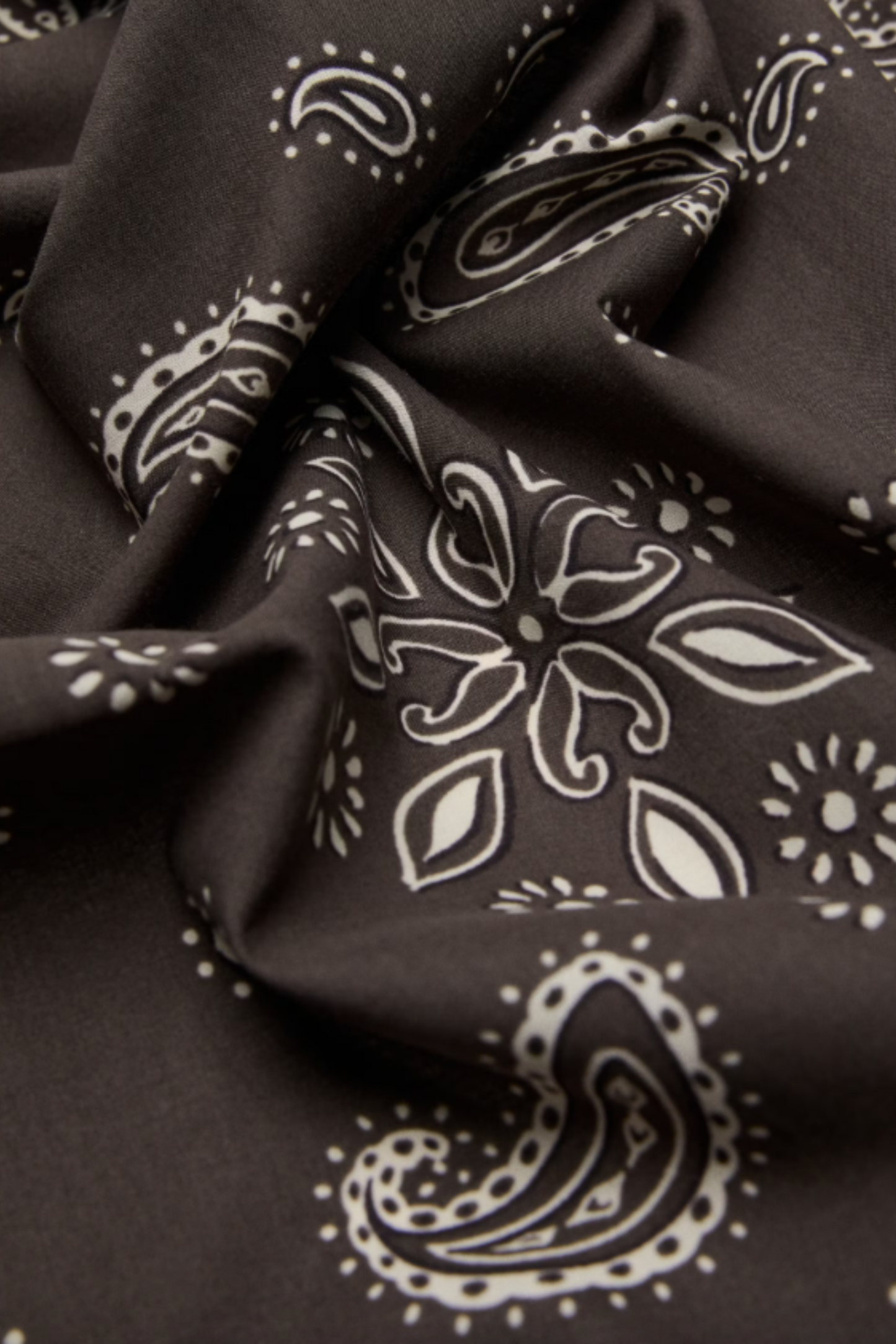 Paisley Print Cotton Scarf