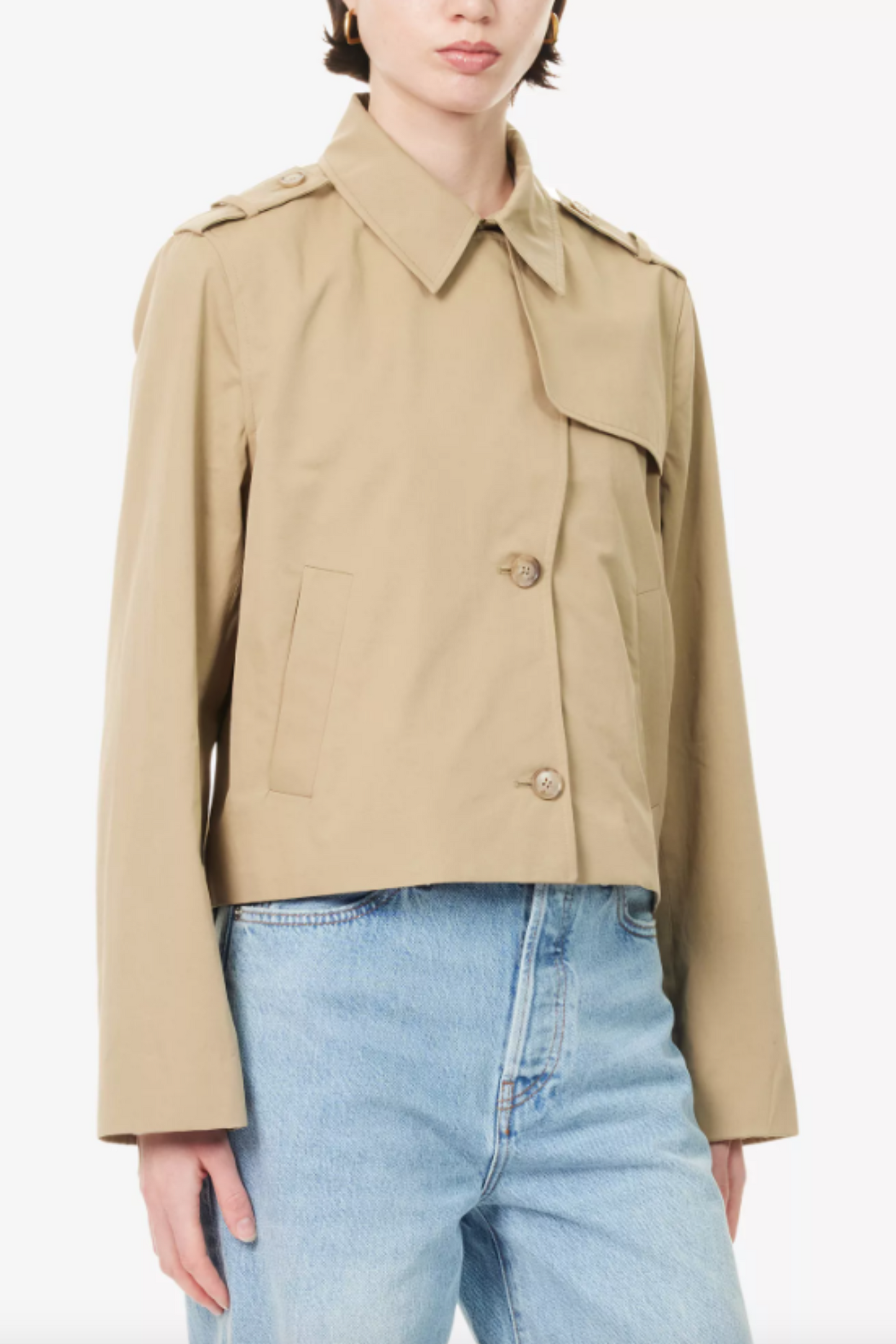 The Short Cotton Trench Jacket