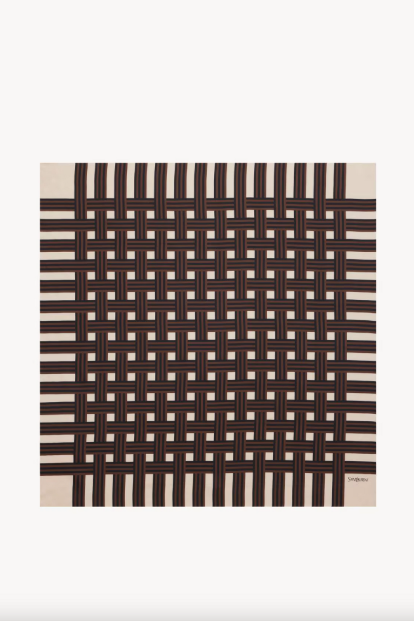 Square Scarf in Weave Silk Twill