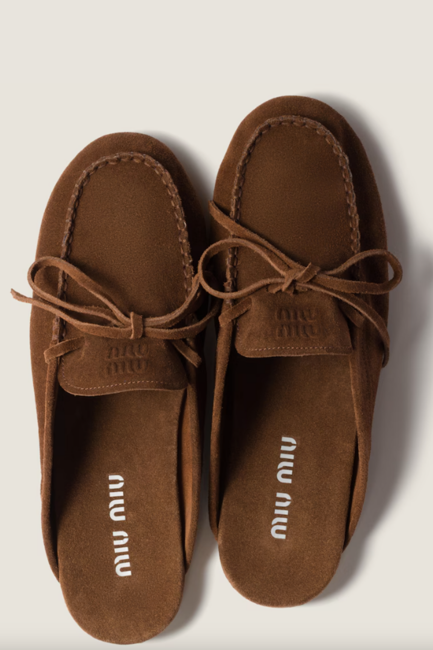 Suede Deck Mules