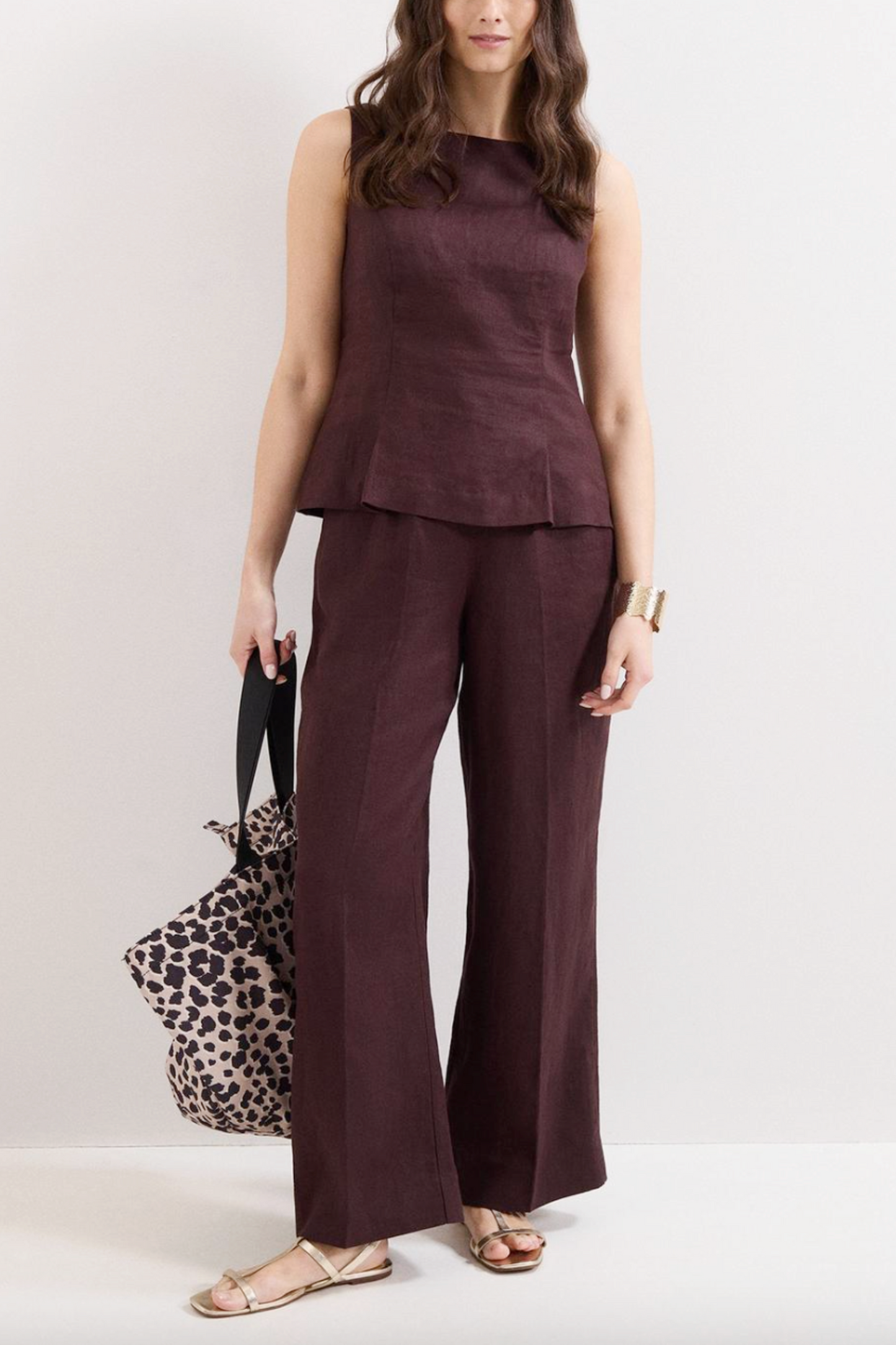 Isabelle Linen Top and Zoey Trousers