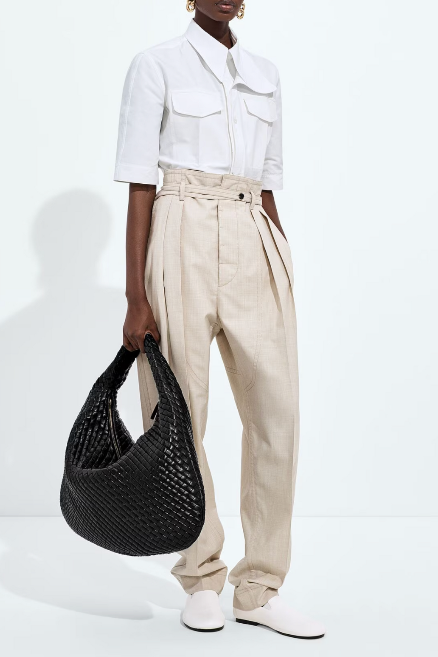 Maxi Veneta Shoulder Bag