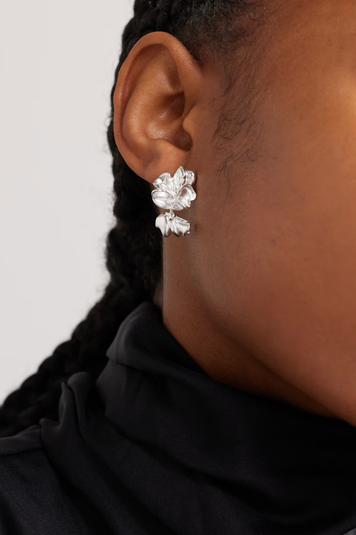 Splotch Silver-plated Earrings