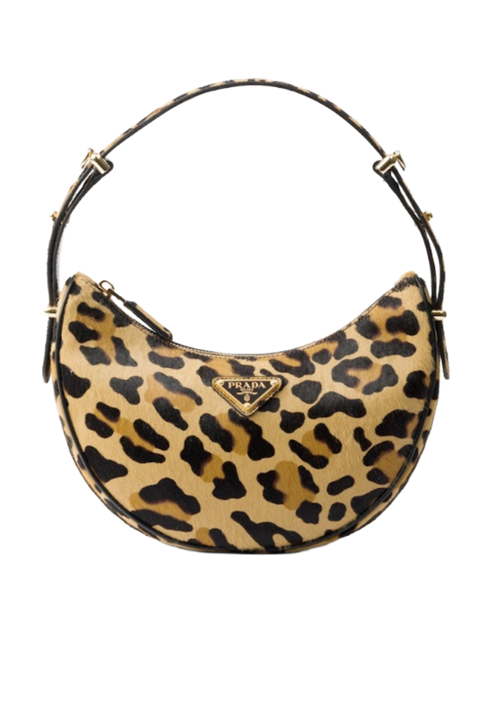 Arqué Printed Leather Shoulder Bag