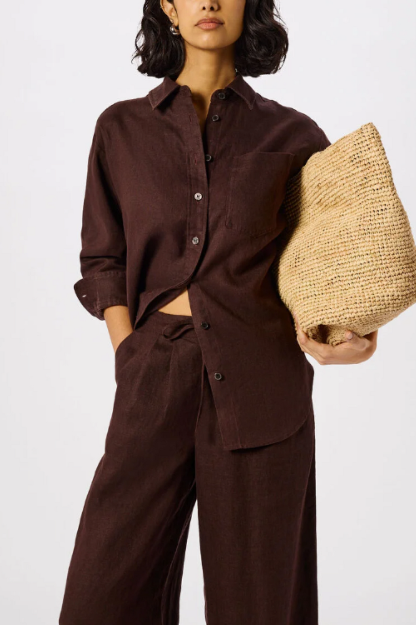 Brown Ultimate Linen Shirt