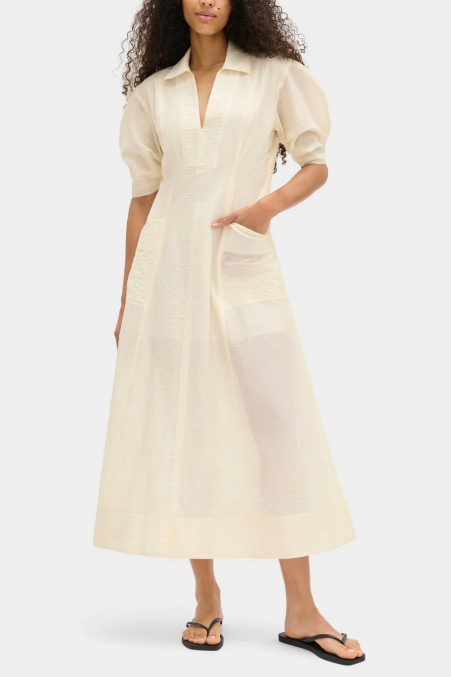 Tracy Sheer Midi Dress
