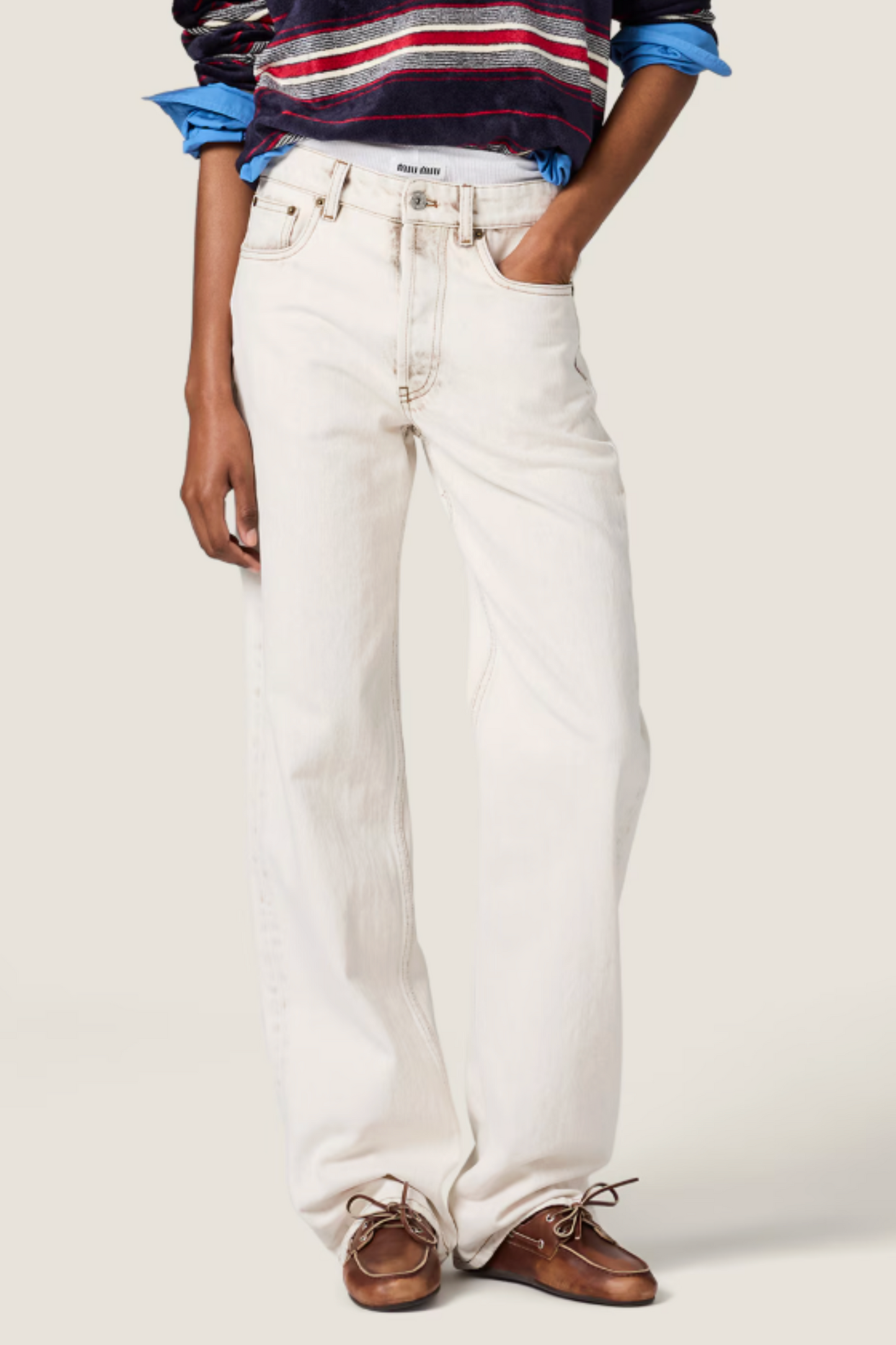 Five-pocket Denim Jeans