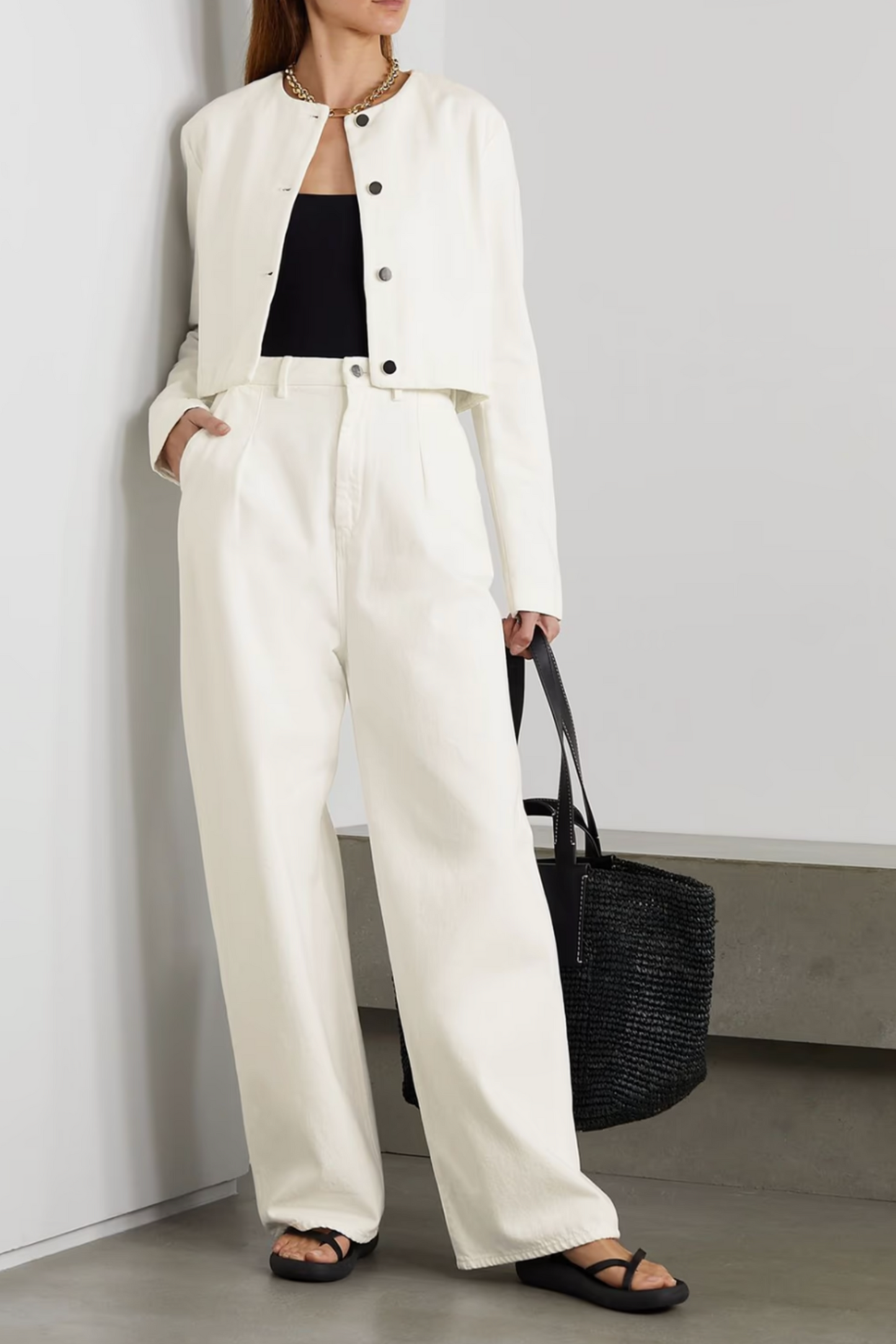 Attu High-rise Wide-leg Jeans