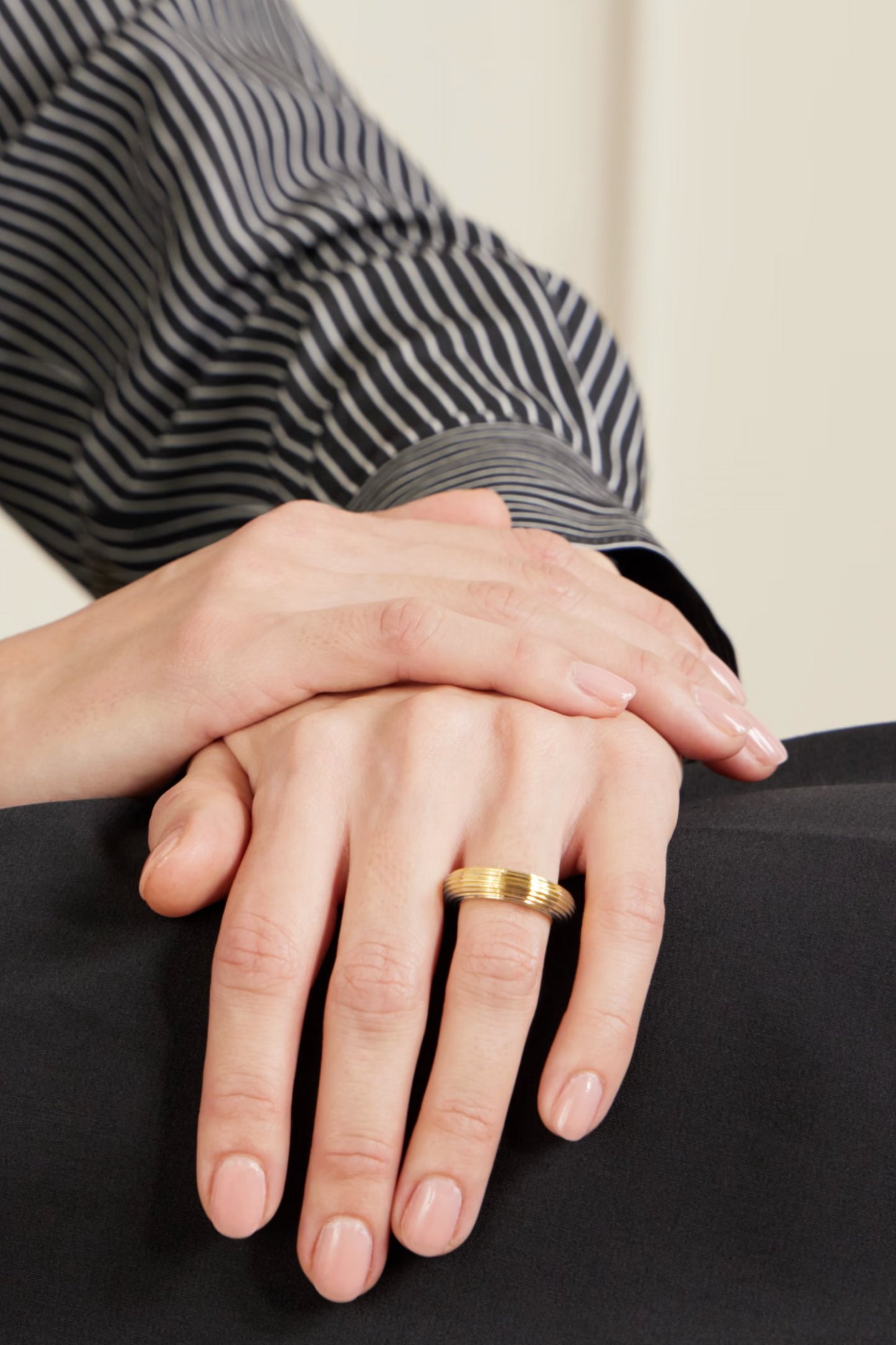 The Amelia Gold-plated Silver Ring