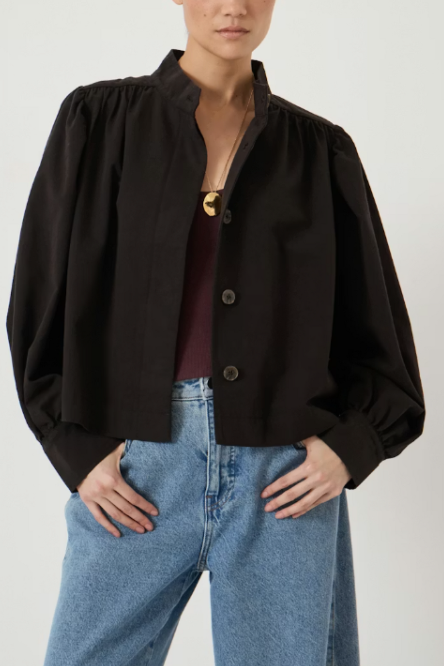 Solara Gathered Short Jacket