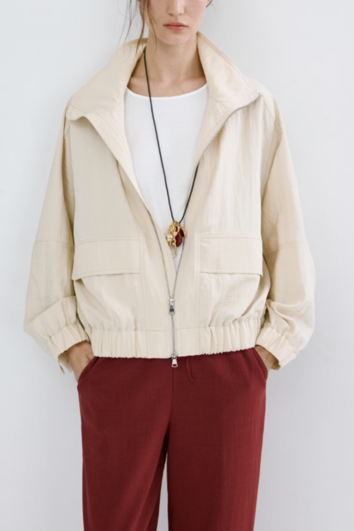 Lyocell Bomber Jacket