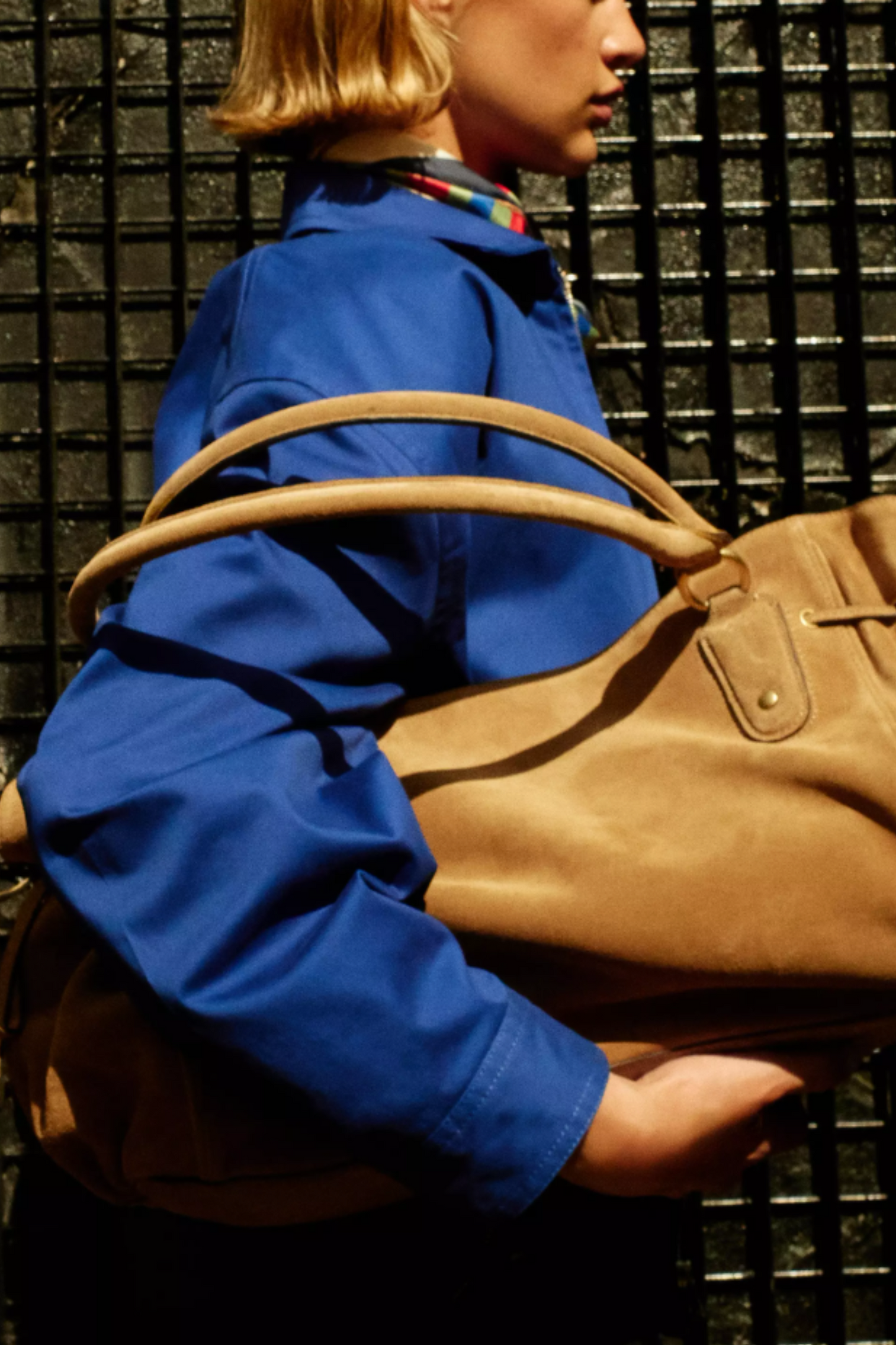 Suede Shoulder Bag