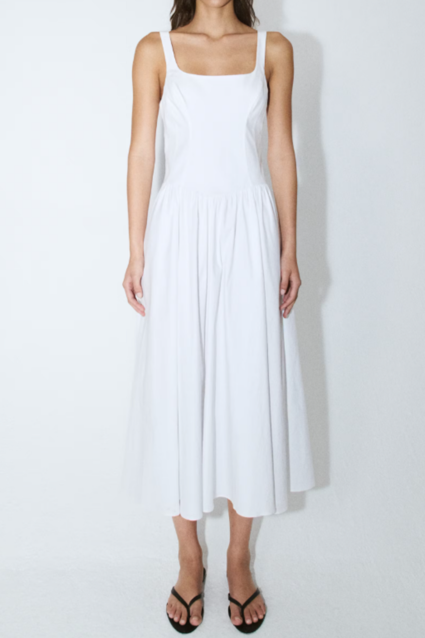 A-line Dress With Open Back