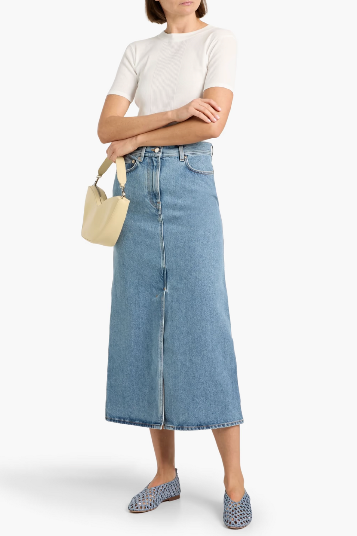 Avalyn Ribbed Cotton-jersey Top