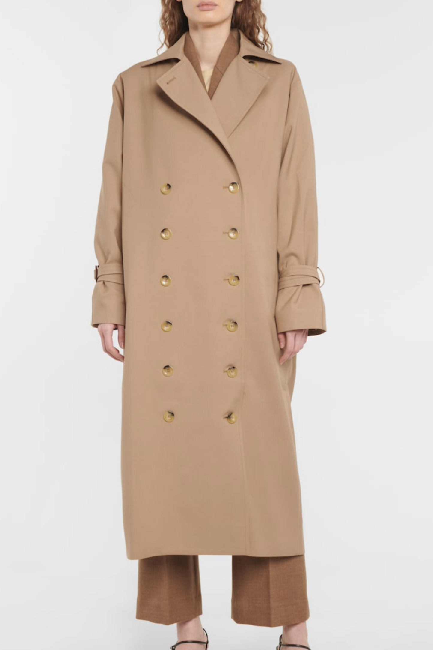 Signature cotton-blend trench coat