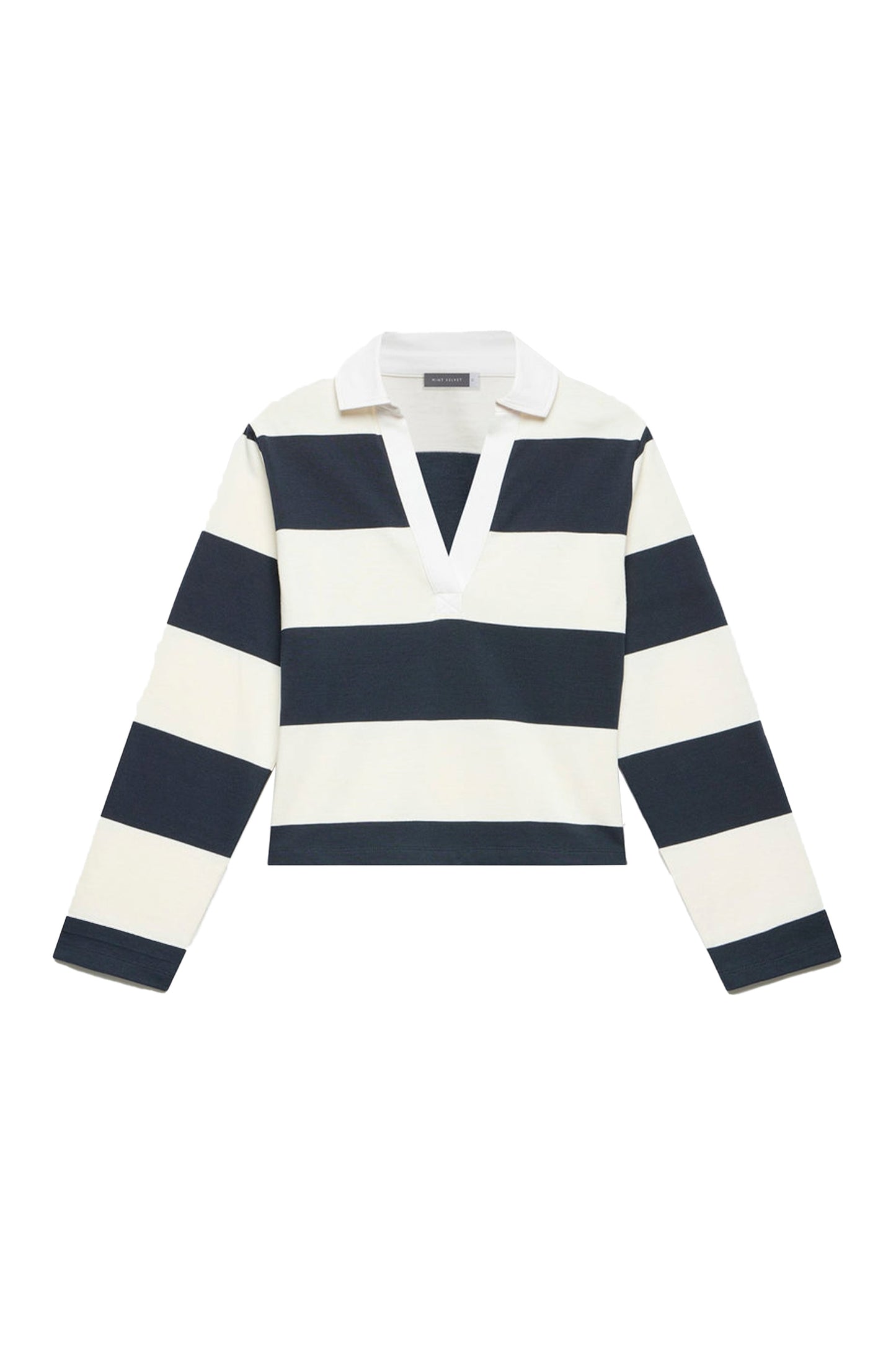 Navy Striped Rugby Shirt