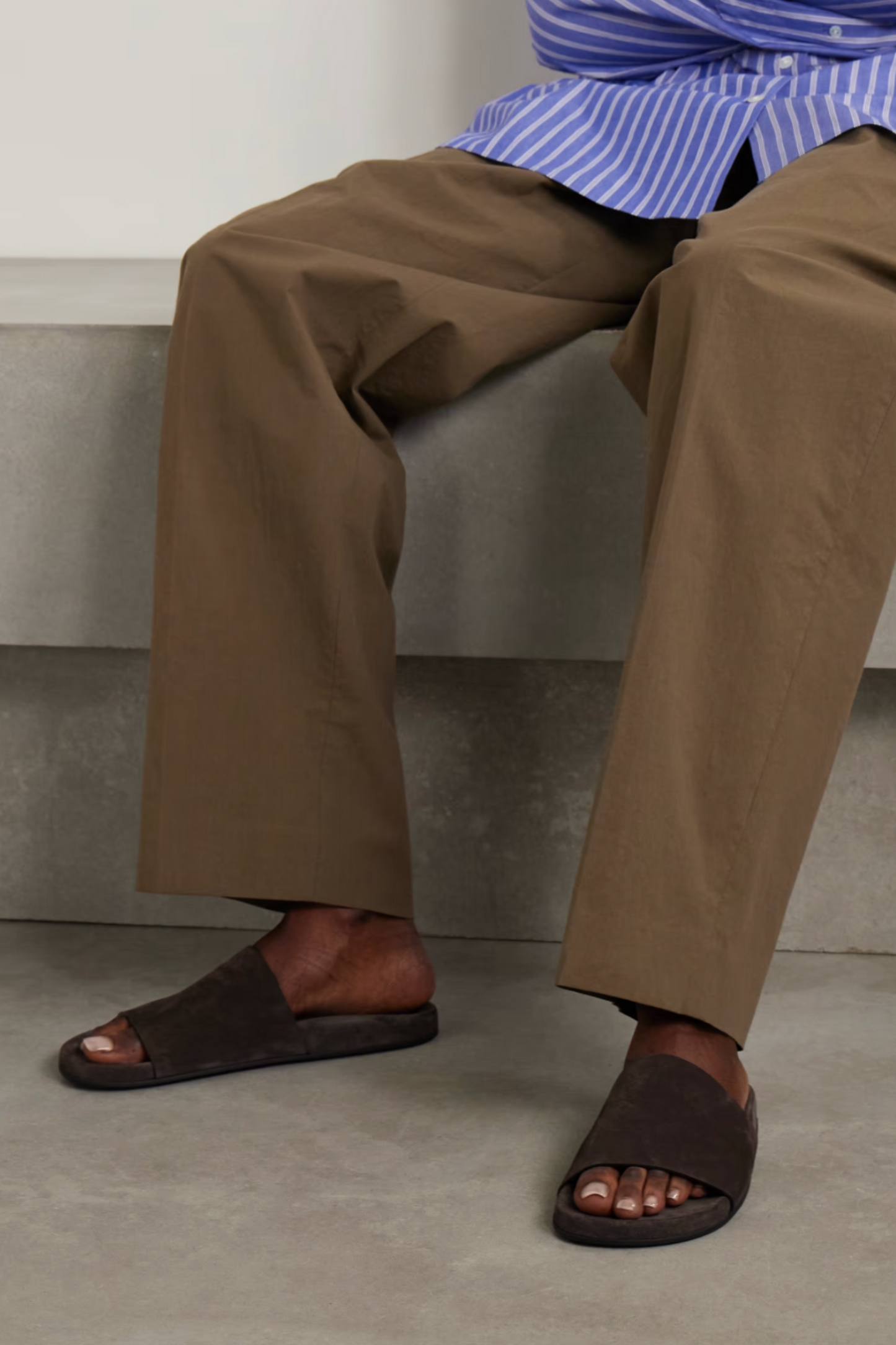 Hugh Suede Slides