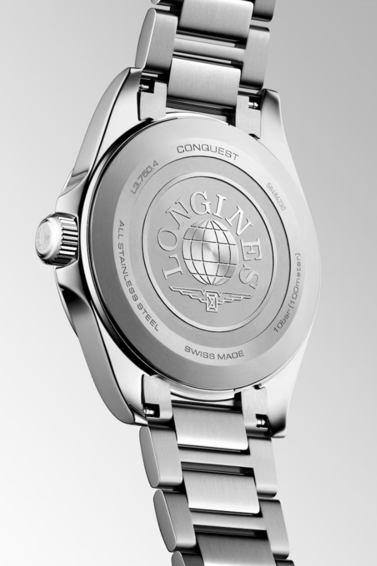 Quartz Watch, Ø 38.00 mm, Stainless Steel, L3.750.4.12.6