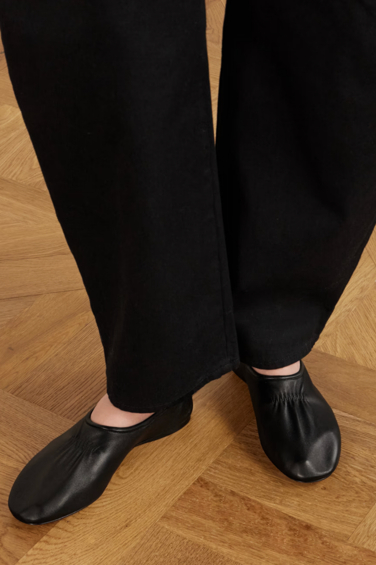 Leather Ballet Flats