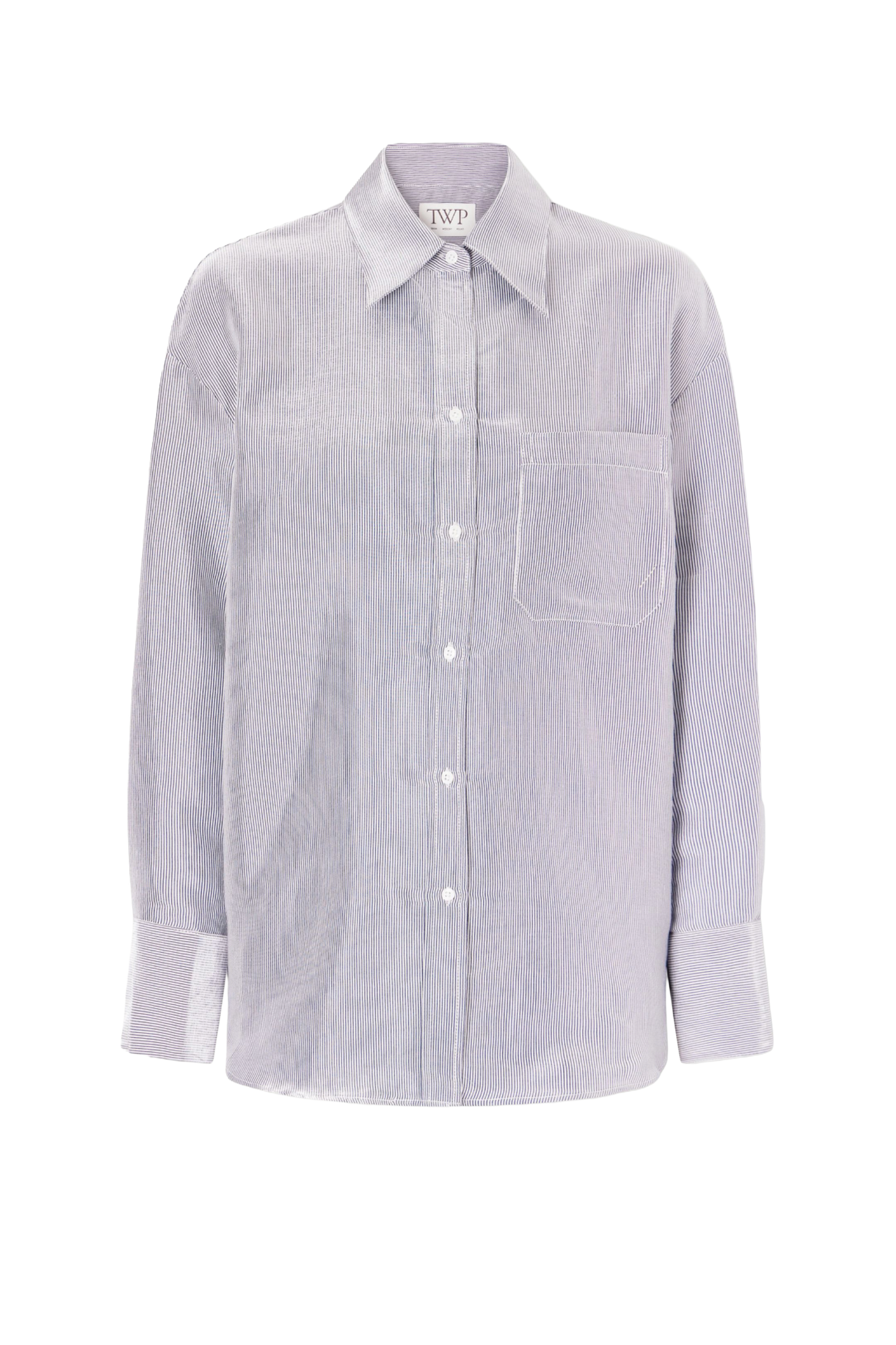 Dylan Striped Cotton-blend Garbardine Shirt