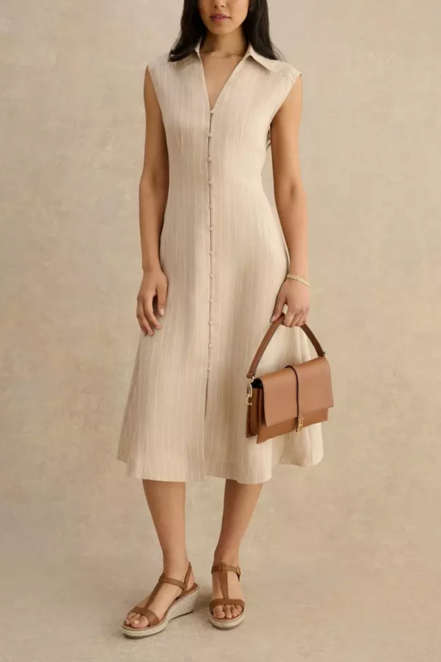 Charlize Linen Dress