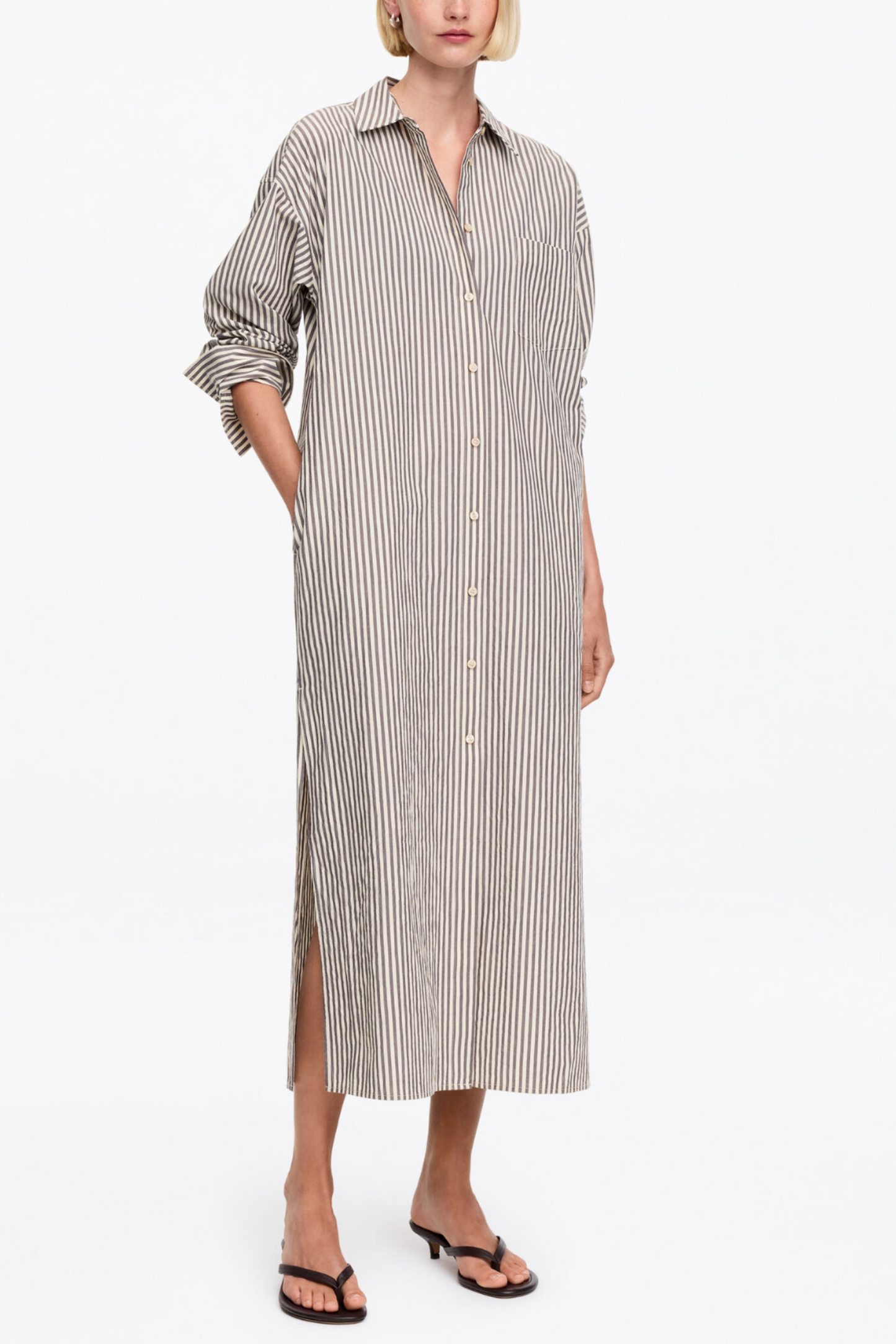Cotton Shirt Dress