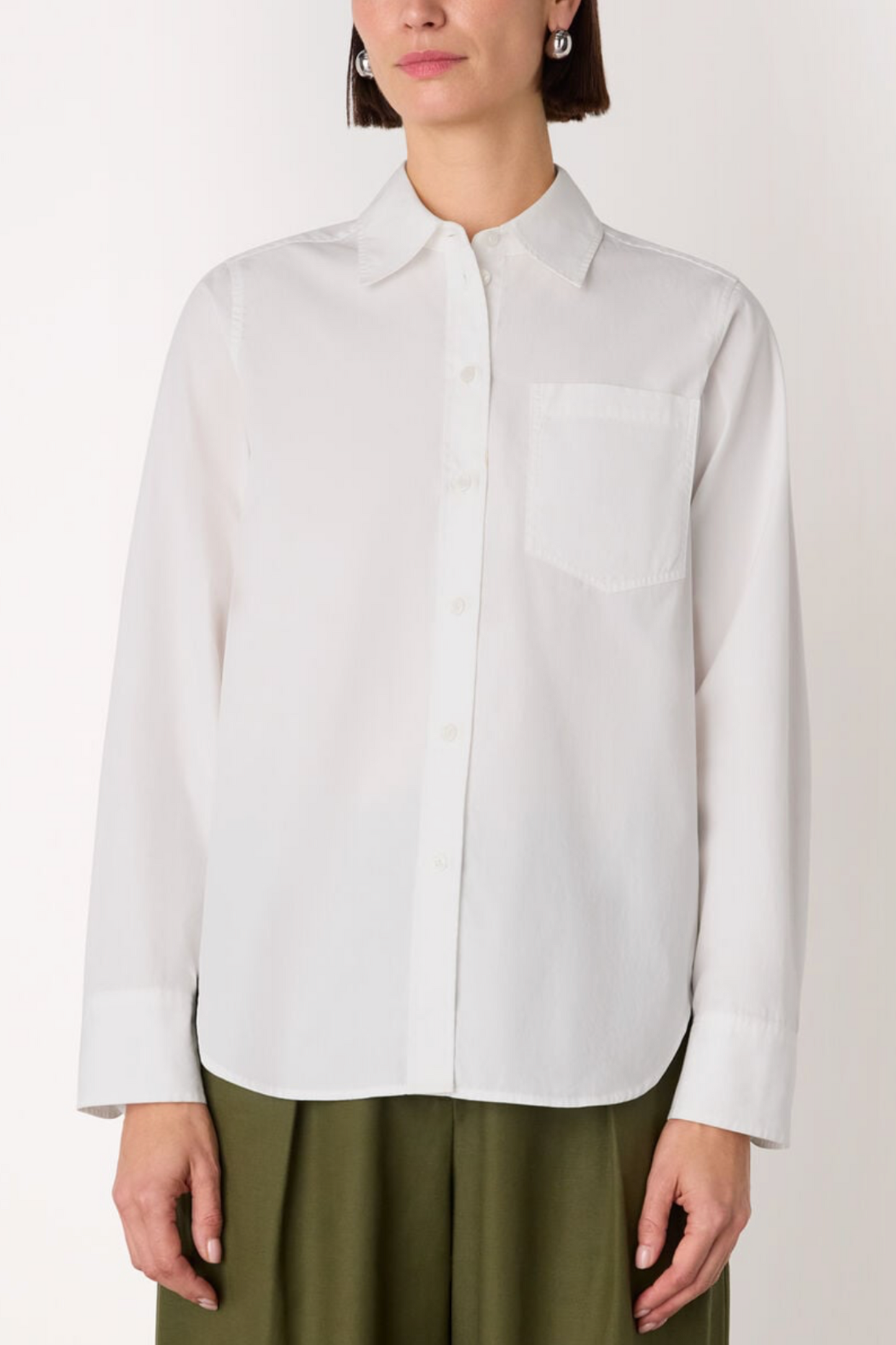 White Relaxed Fit Shirt