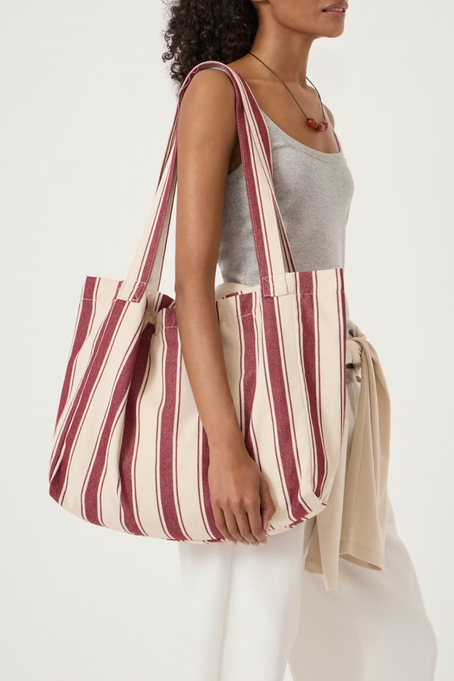Spencer Stripe Canvas Bag