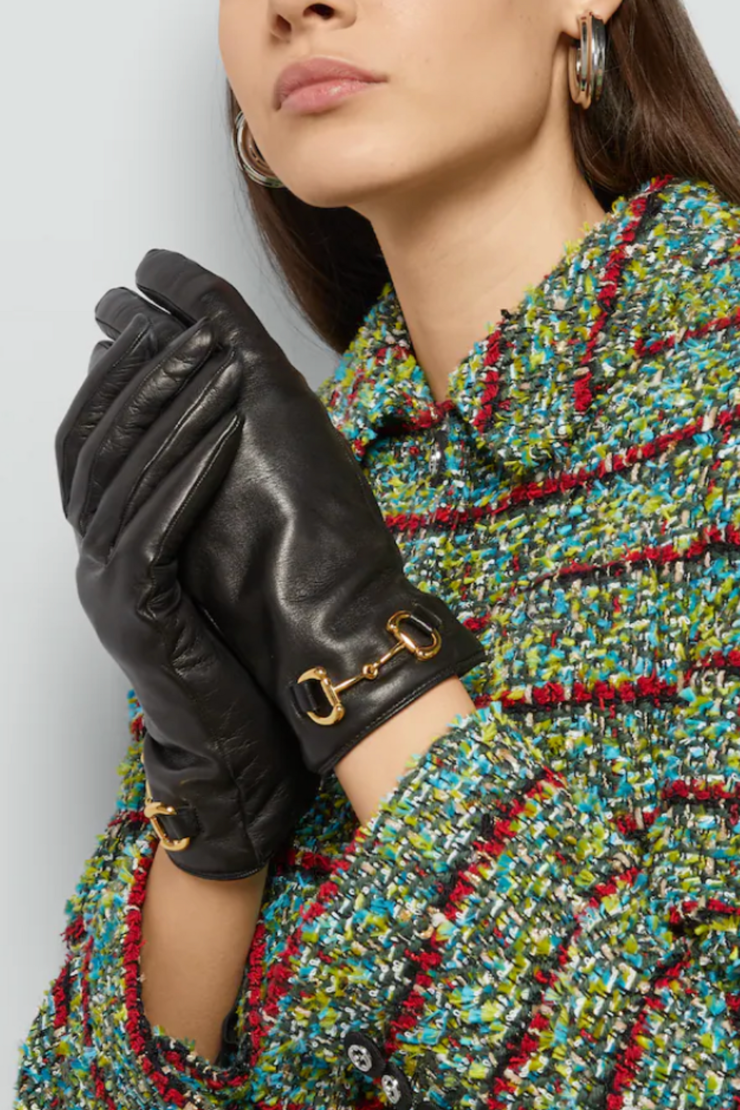 Leather Gloves with Horsebit