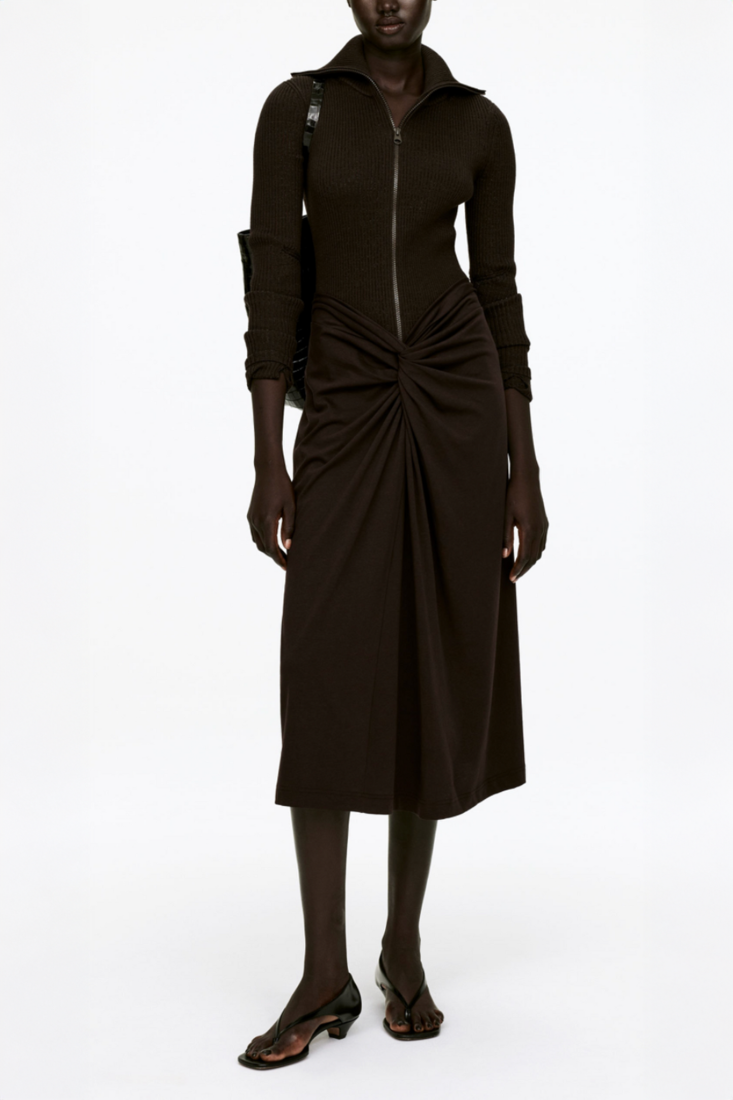 Twist Midi Skirt