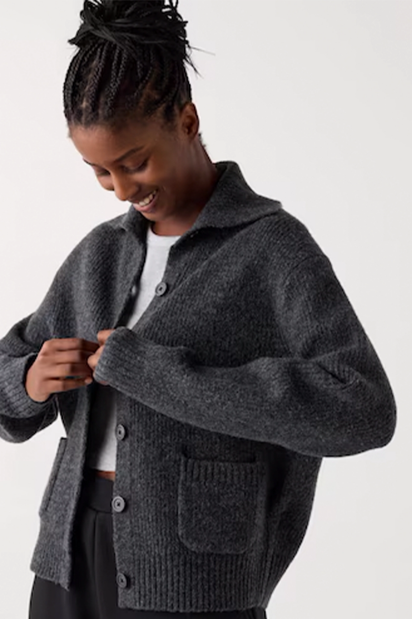 Soufflé Yarn Knit Blouson