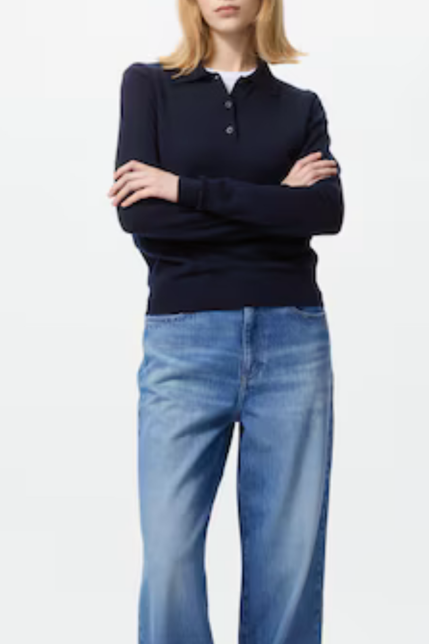 Merino Polo Jumper