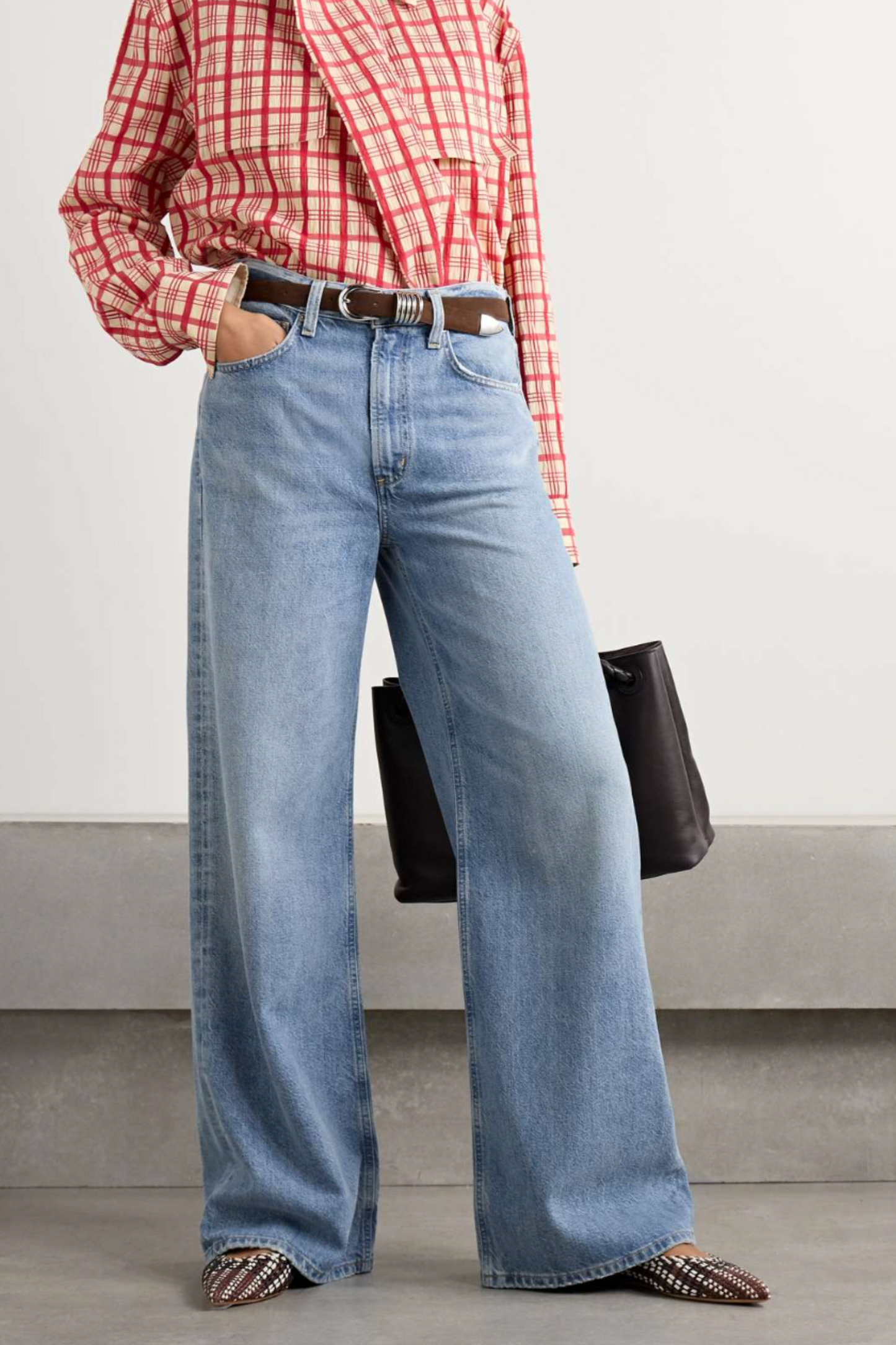 Paloma high-rise wide-leg jeans