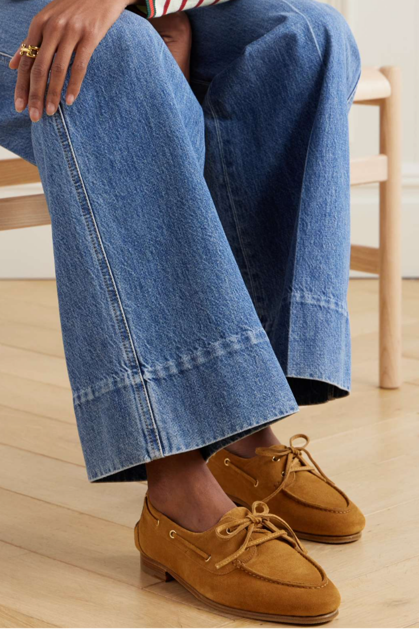 Pathy suede loafers