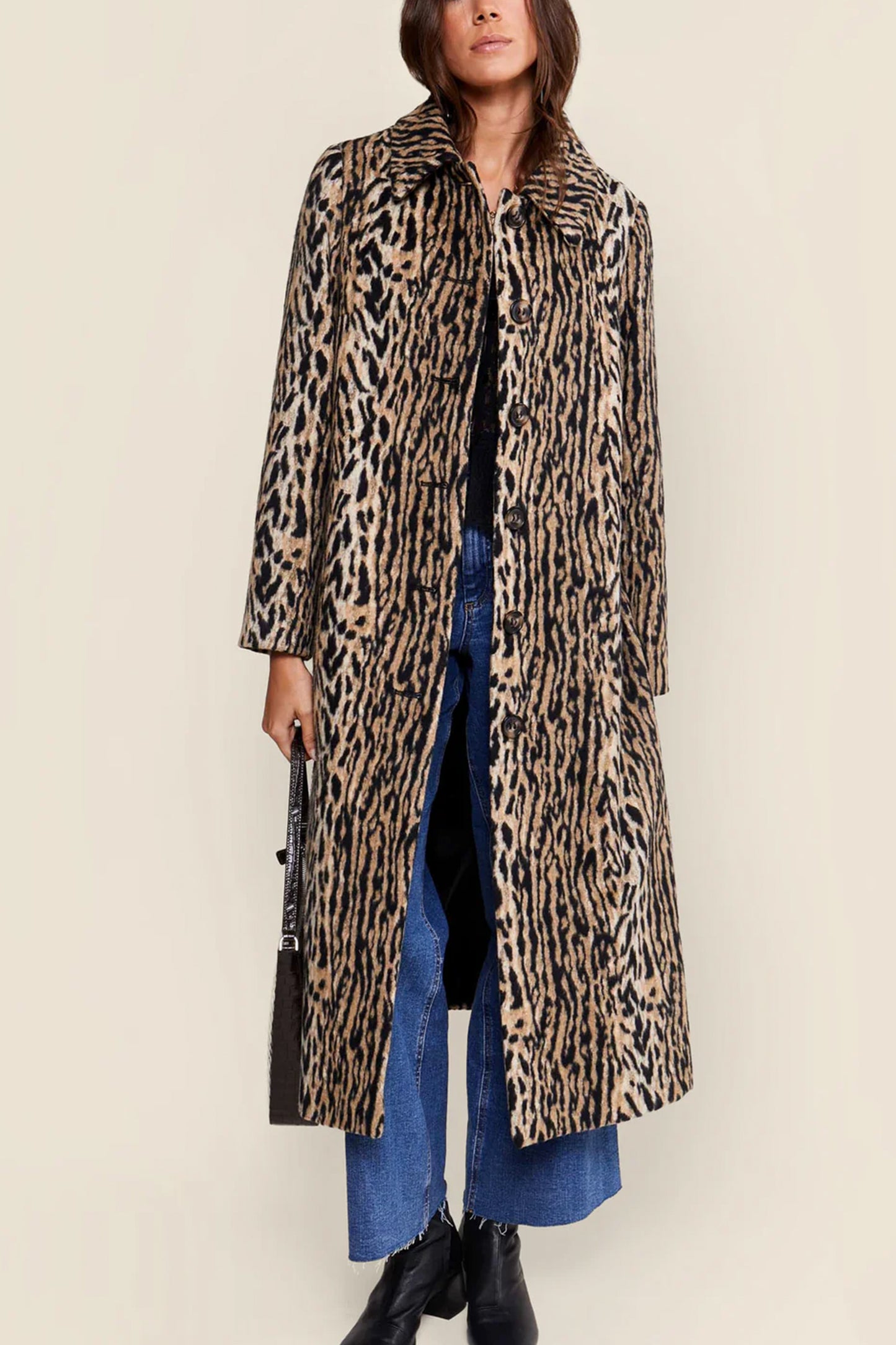 Milly Leopard Coat
